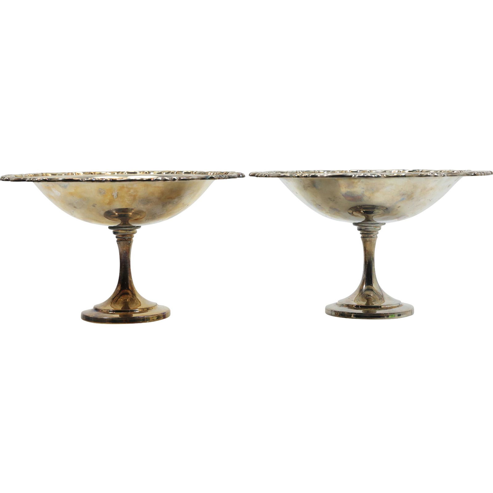 [2] Oneida Silversmiths Silver Plate Matching Compotes (1 of 14)