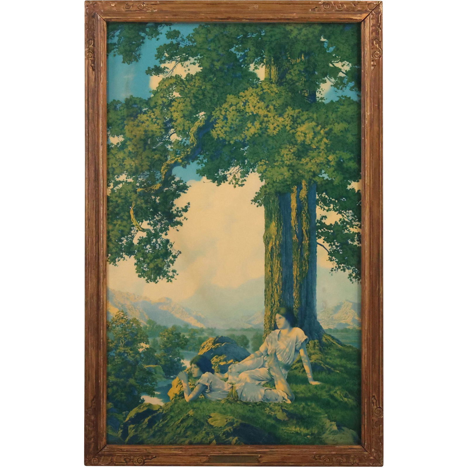 Large Antique Maxfield Parrish Print (1 of 12)