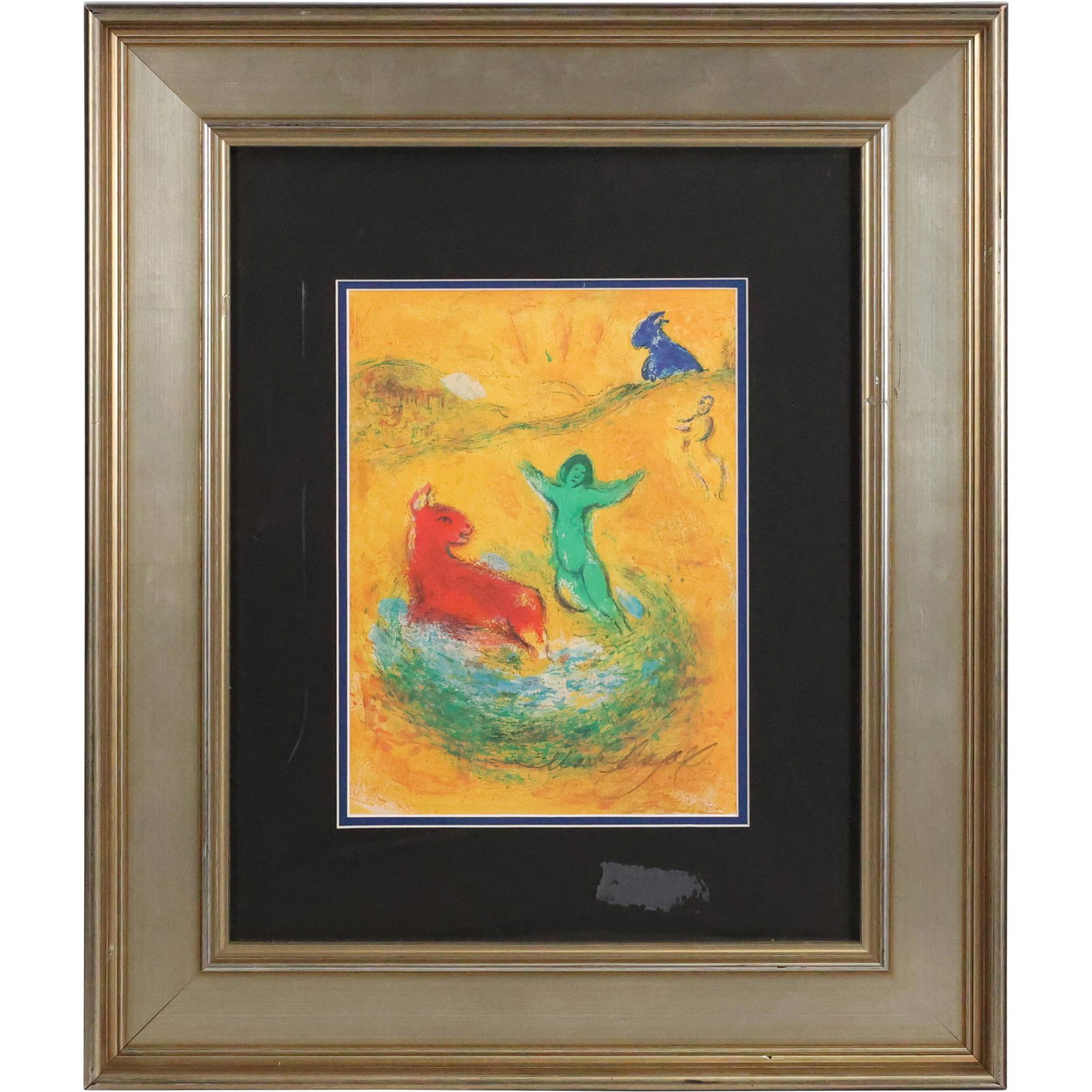 MARC CHAGALL Hand Signed Color Lithograph "Daphnis and Chloe Suite" with COA (1 of 11)