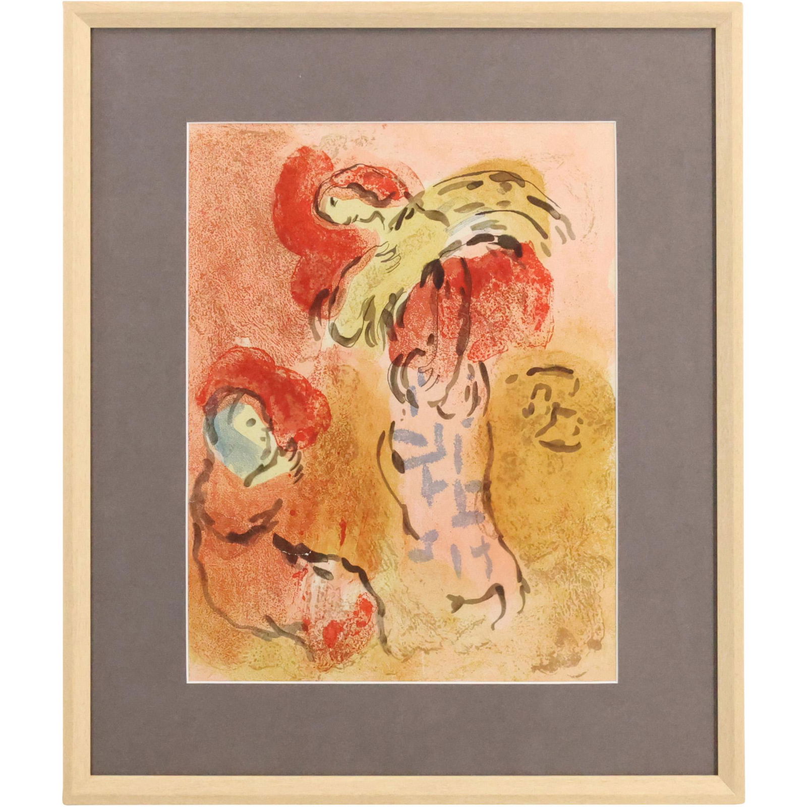MARC CHAGALL Vintage Color Lithograph, Framed (1 of 11)