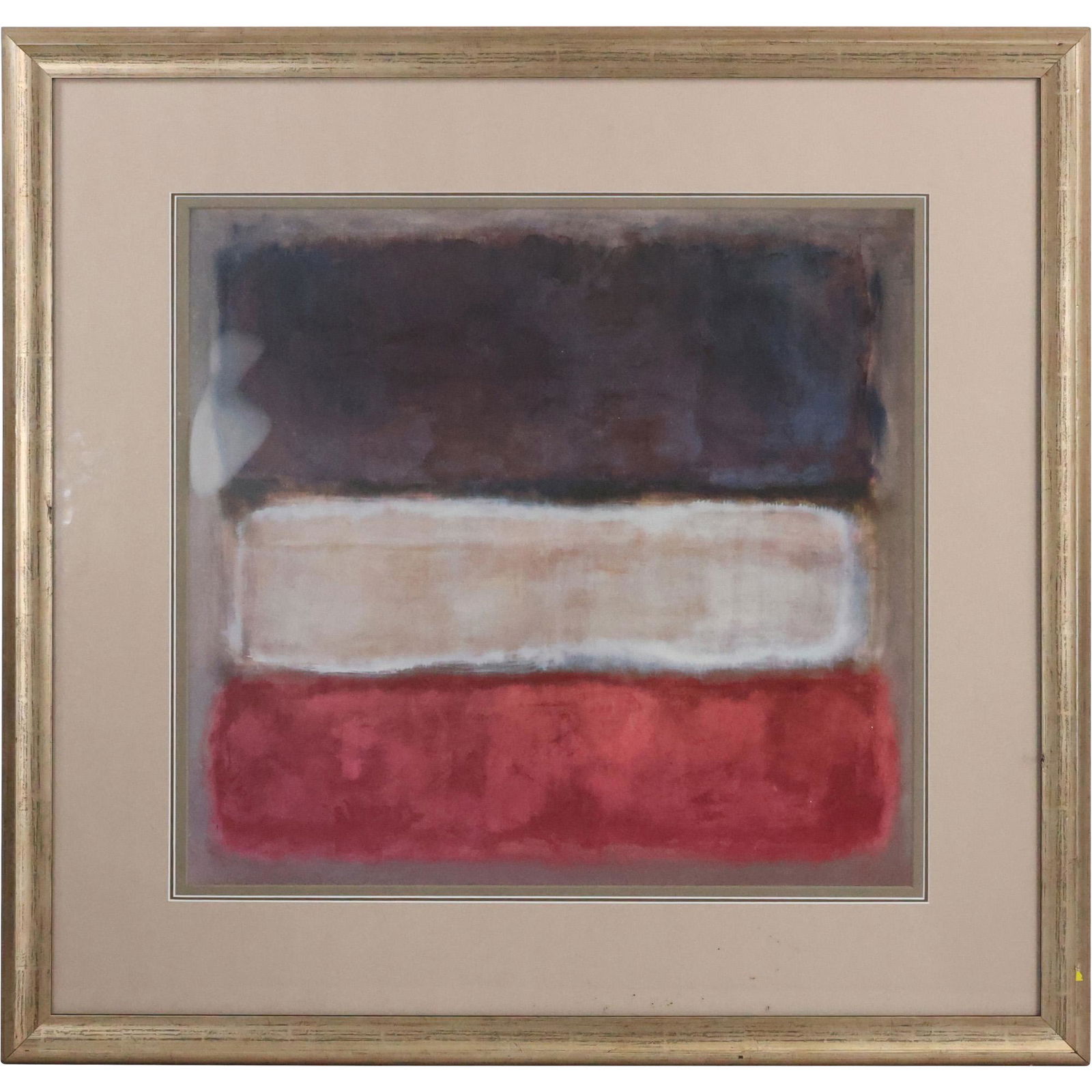 Mark Rothko, Framed Abstract Print, Label on Verso (1 of 12)