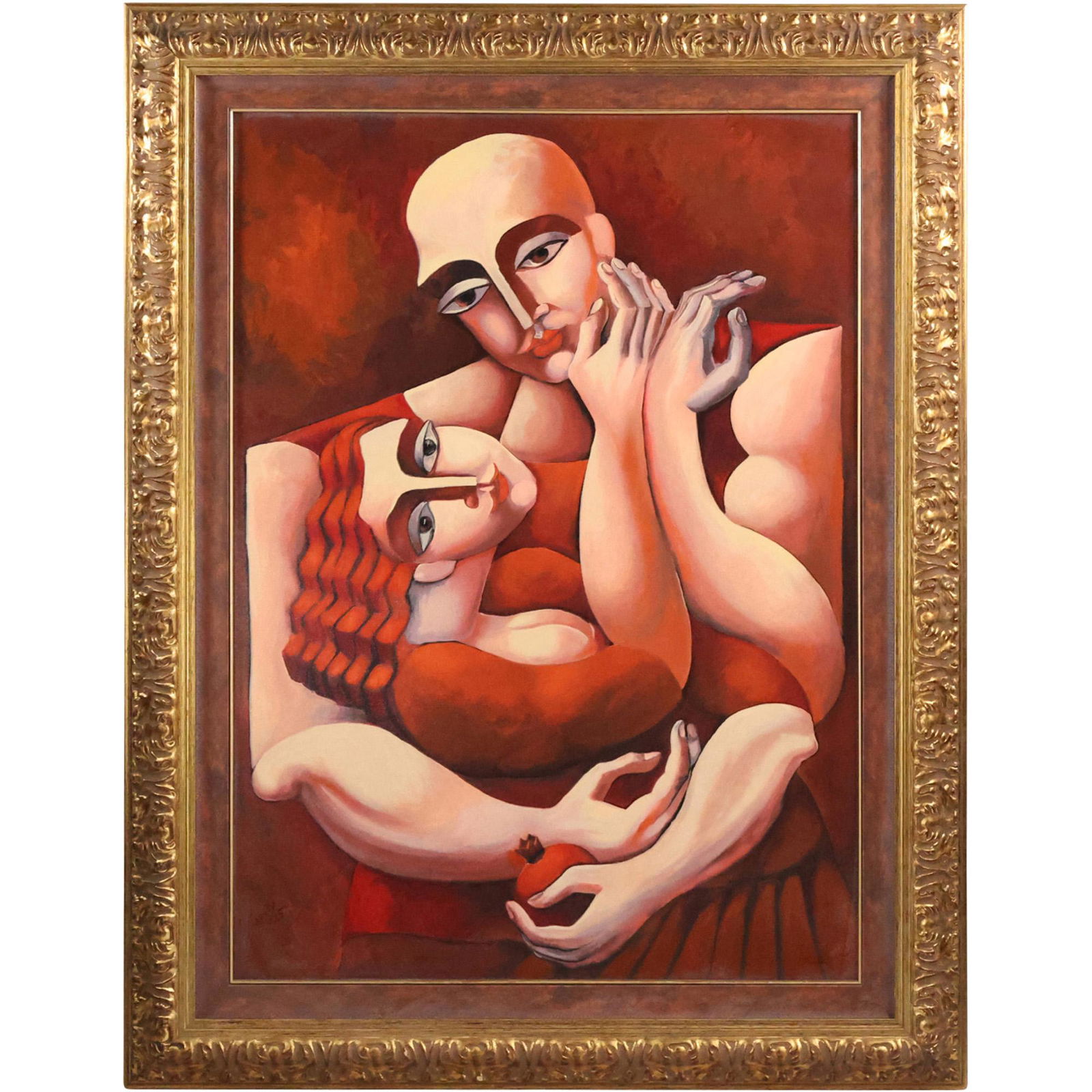 YURI YUROZ, Signed Large Modernism Figures on Canvas  Artist Proof, Signed, AP 13/25 (1 of 12)
