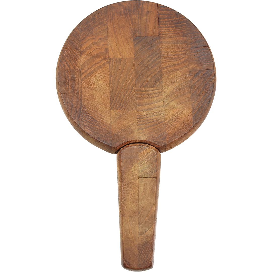 DANSK Danish Modern Teak Wood Cheese Board with Attached Knife (1 of 10)