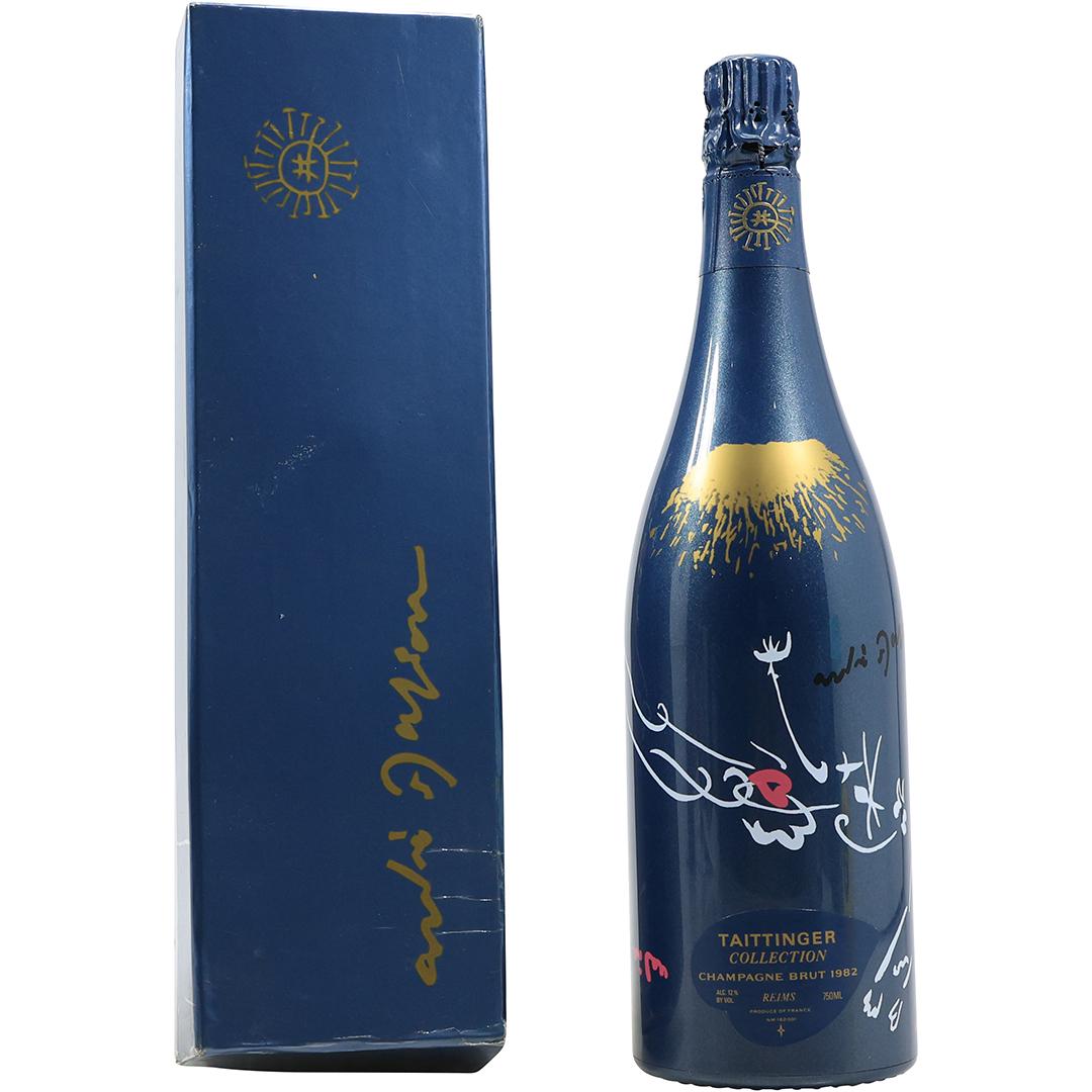 1982 Taittinger Collection Andre Masson Champagne, France: 1982 Taittinger Collection Andre MassonChampagne, France. size: 4.25h 14w