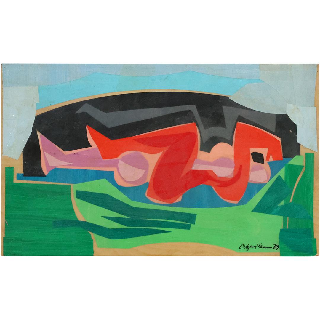 20thC. Cubist Collage Signed (1 of 9)
