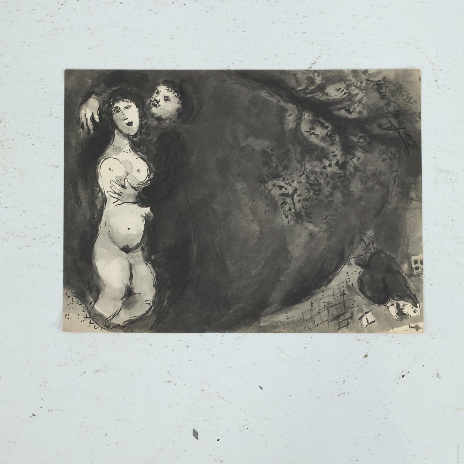 MARC CHAGALL Vintage Lithograph Signed in Plate (1 of 11)