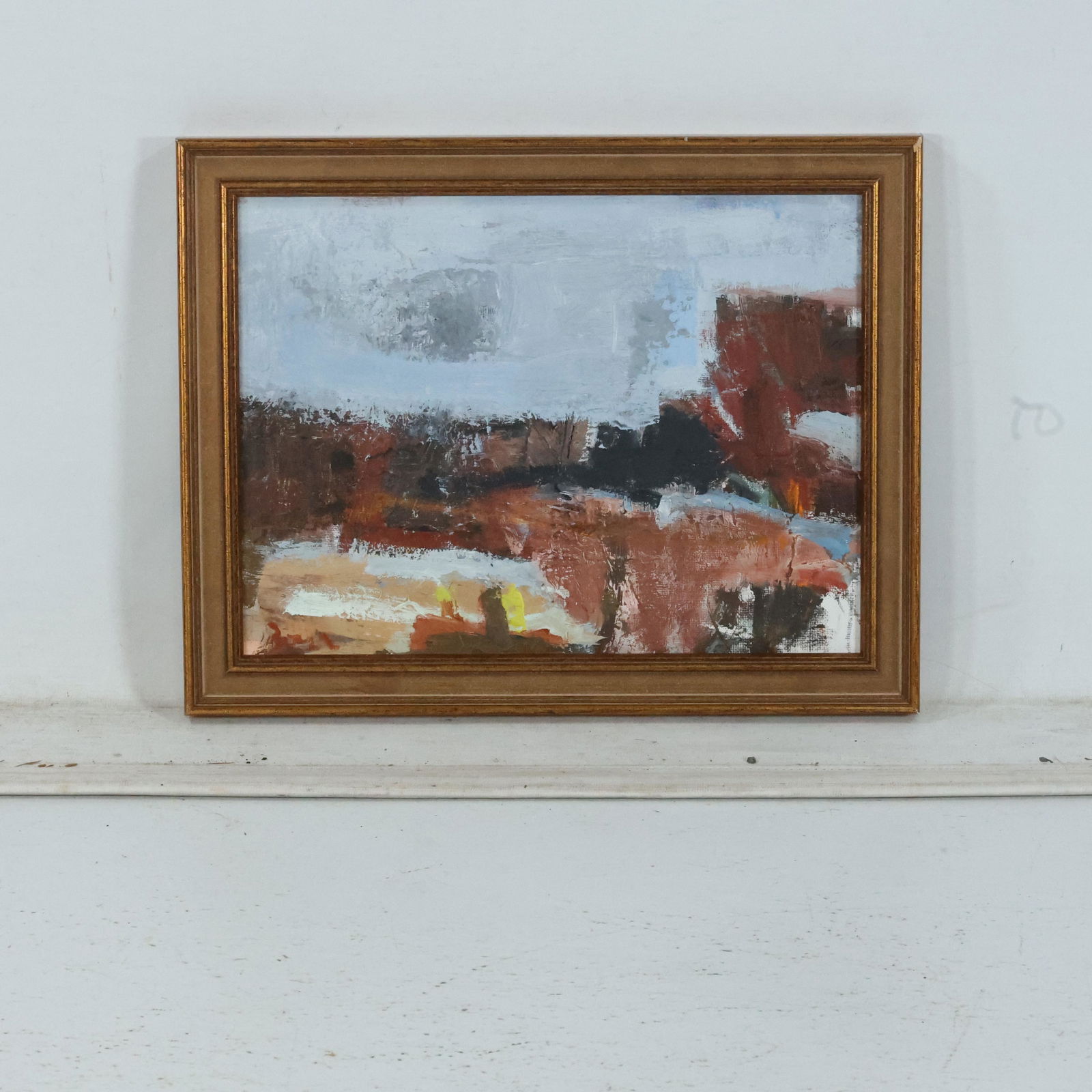 JEFFEREY BOYS 1950 PAFA . MFA, ABSTRACT Oil Painting on Board, Signed, Framed (1 of 12)