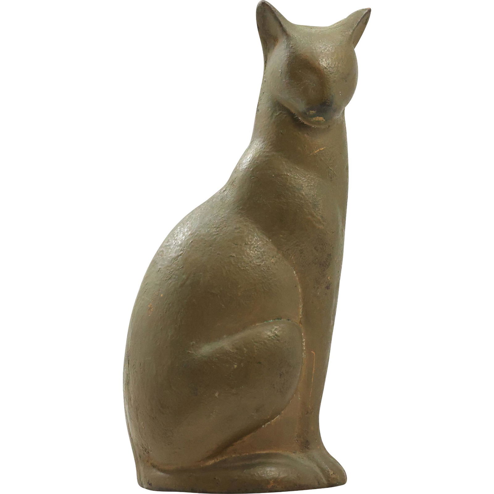 Antique Cast Iron SIAMESE CAT Figure Doorstop 8.5 inches height (1 of 11)
