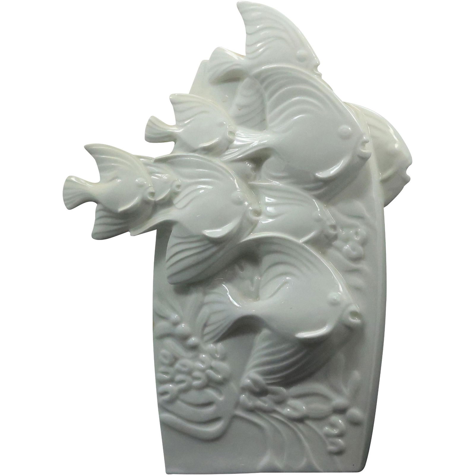 Royal Doulton Fine Porcelain School of Tropical Fish Vase Images of Nature "Serenity" 11 in. height (1 of 16)