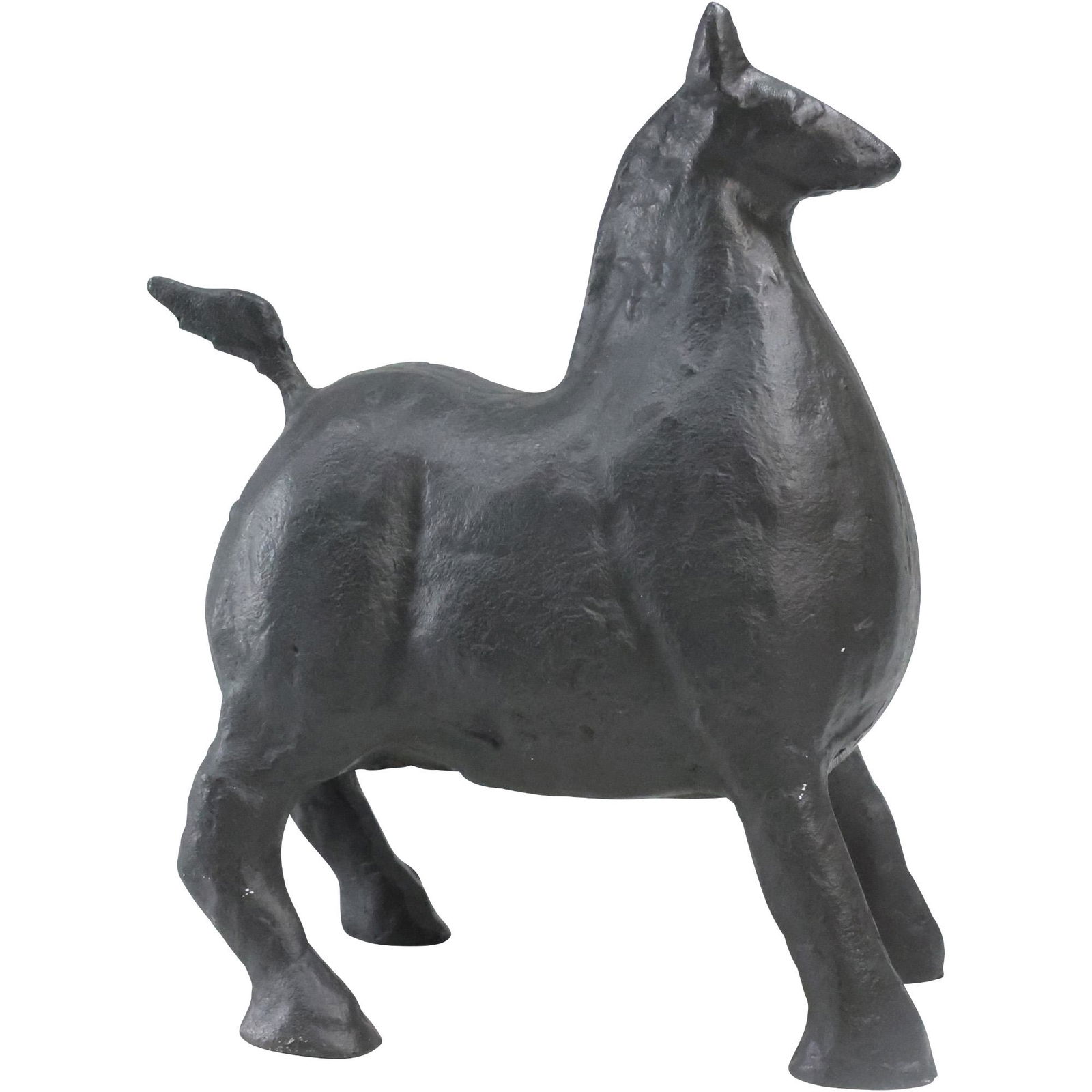 Unique Horse Animal Sculpture Made in India, Hard Composition with Tag (1 of 10)