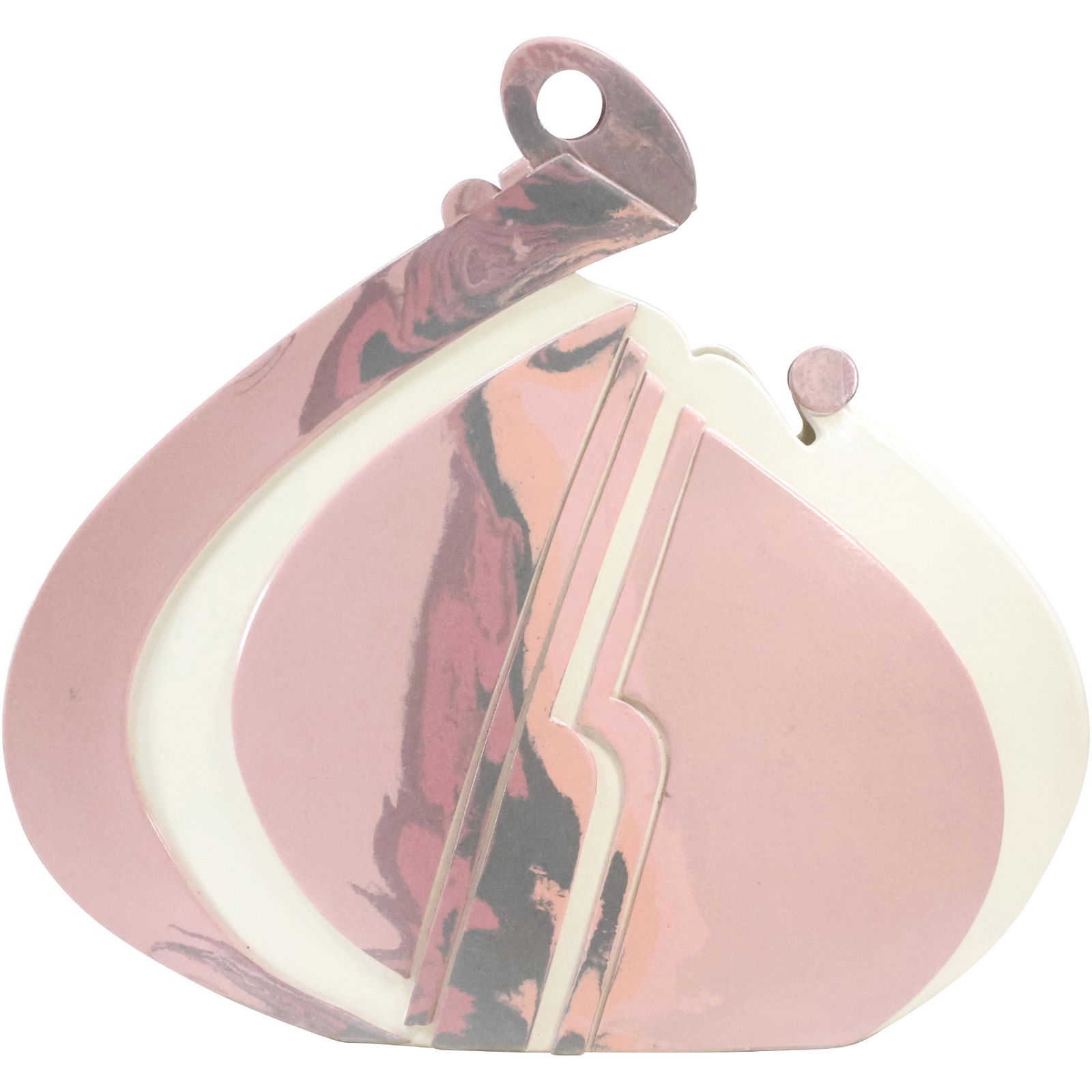 Modern Design Abstract Ceramic Vase - Very Stylish - Signed on Base (1 of 12)