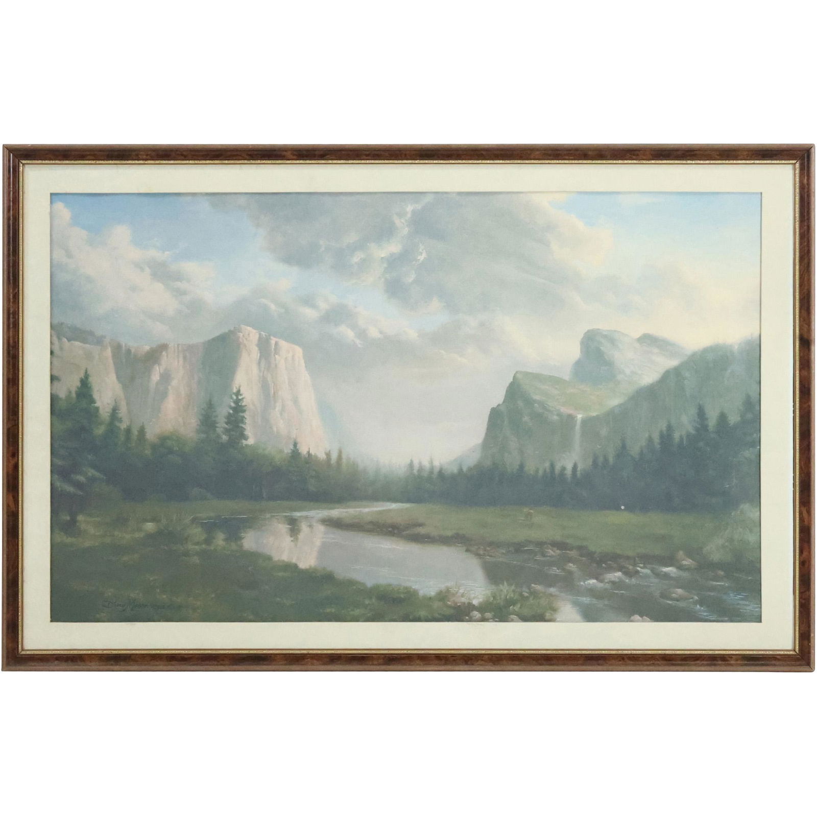 Sierra Sunrise Yosemite, Dino Massaroni 1989, Framed Art Print (1 of 14)