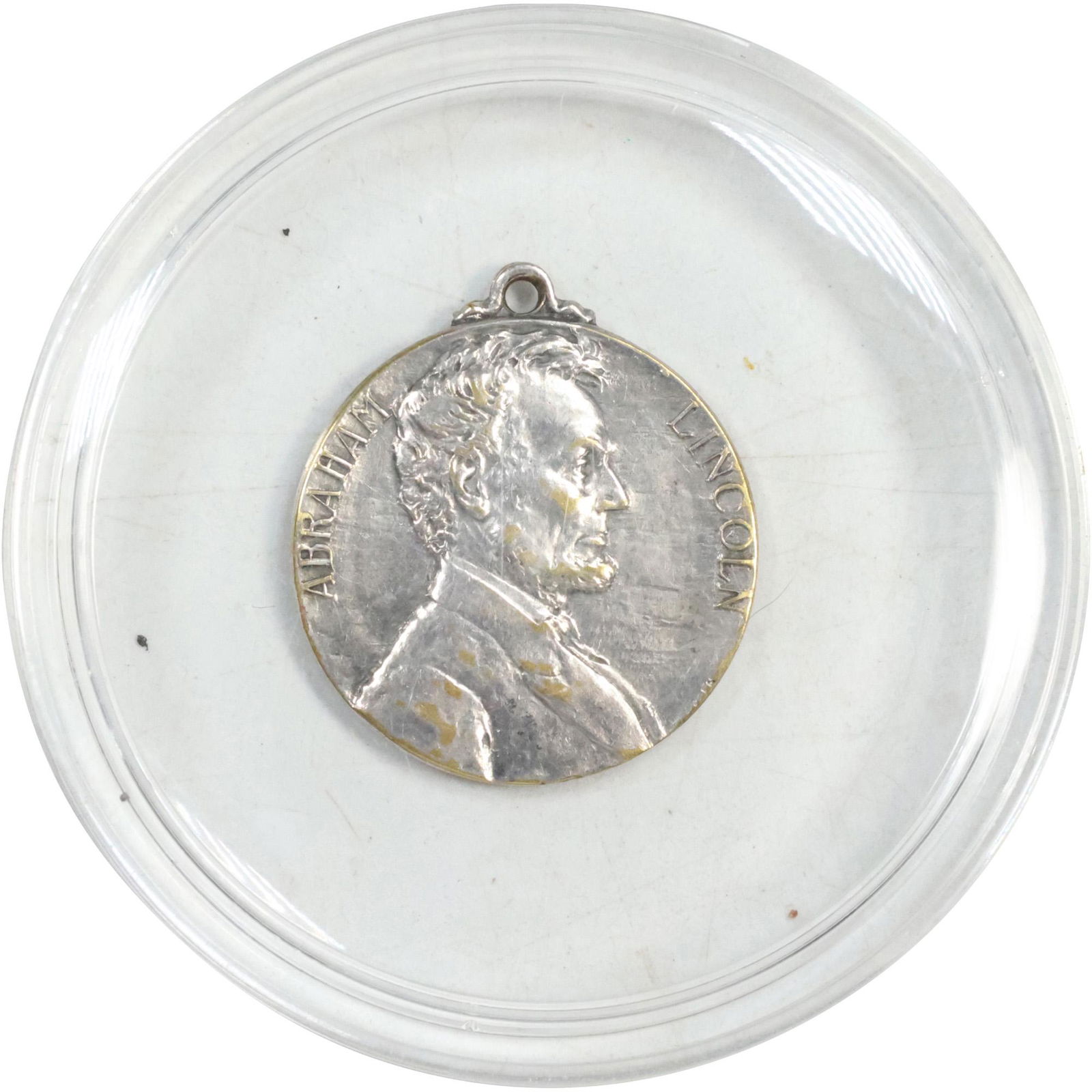 Original 1909 Buffalo Times Abraham Lincoln Silver Medal (1 of 10)