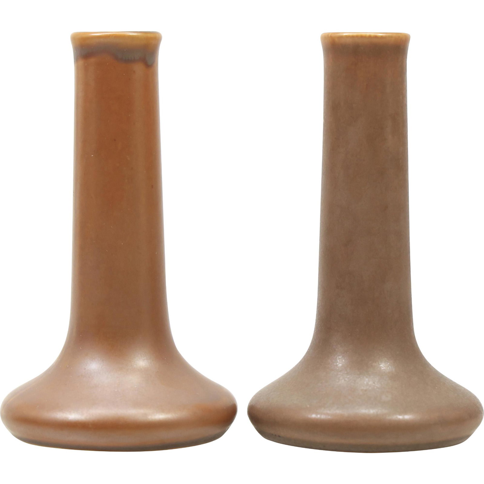 [2] HALL Pottery Arts & Crafts Vases marked and numbered 631 1/2 (1 of 11)