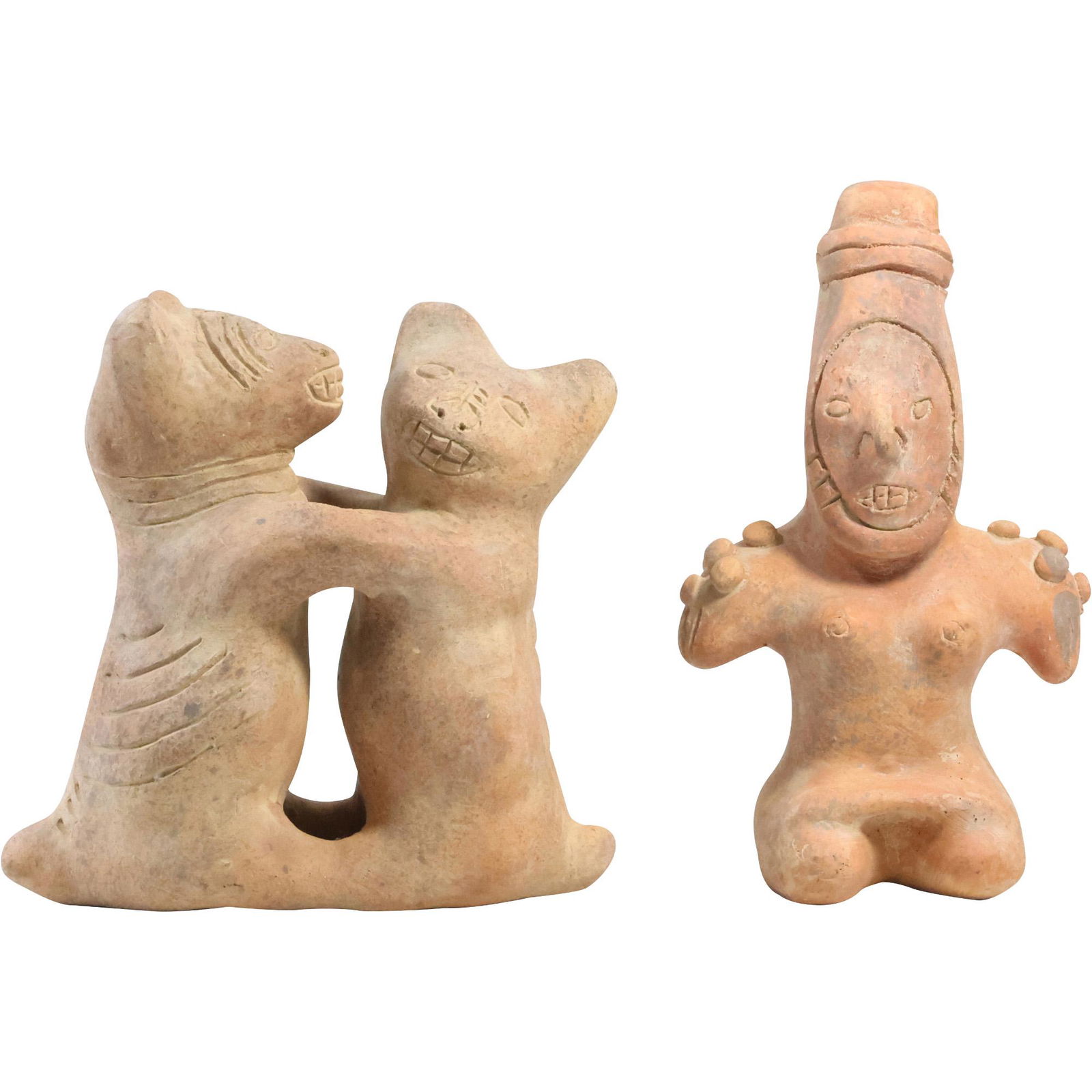 [2] Terra Cotta Figures: Hugging Bears and Figure (1 of 20)
