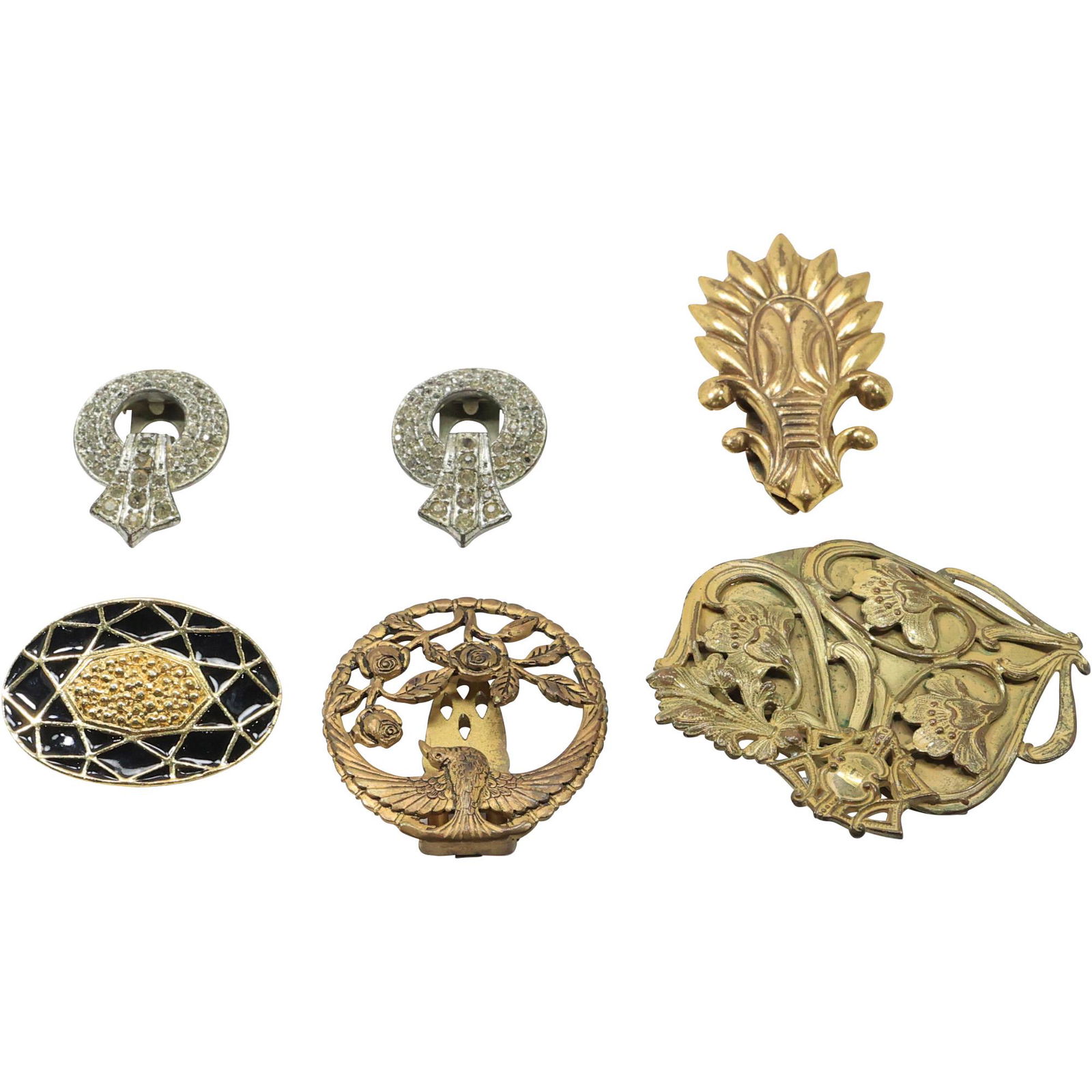 [6] Assorted SHOE CLIPS, SCARF CLIPS, BUCKLE (1 of 11)