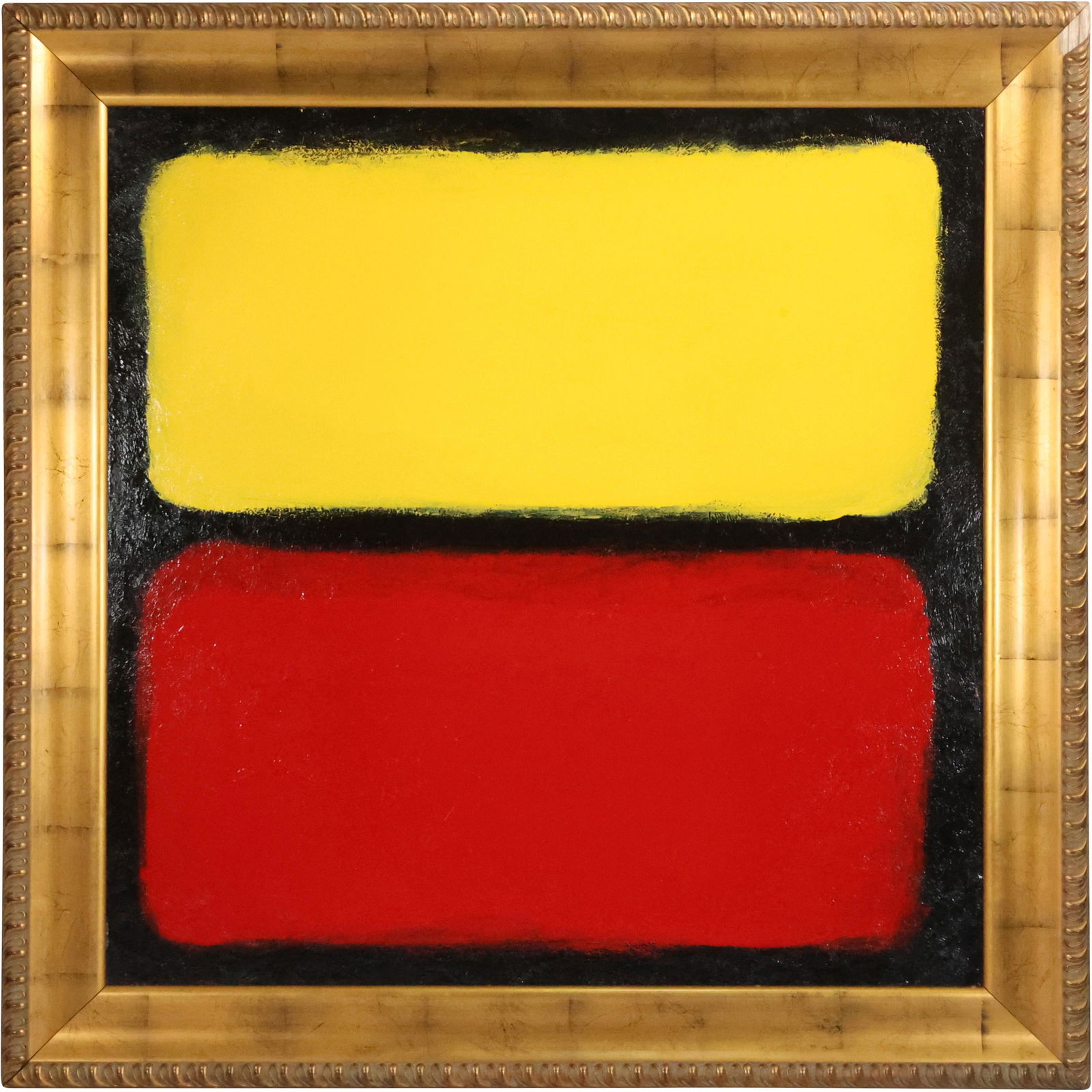 Thomas Pulgini, American, Oil on Board Painting Abstract After Mark Rothko, Framed, Signed (1 of 7)