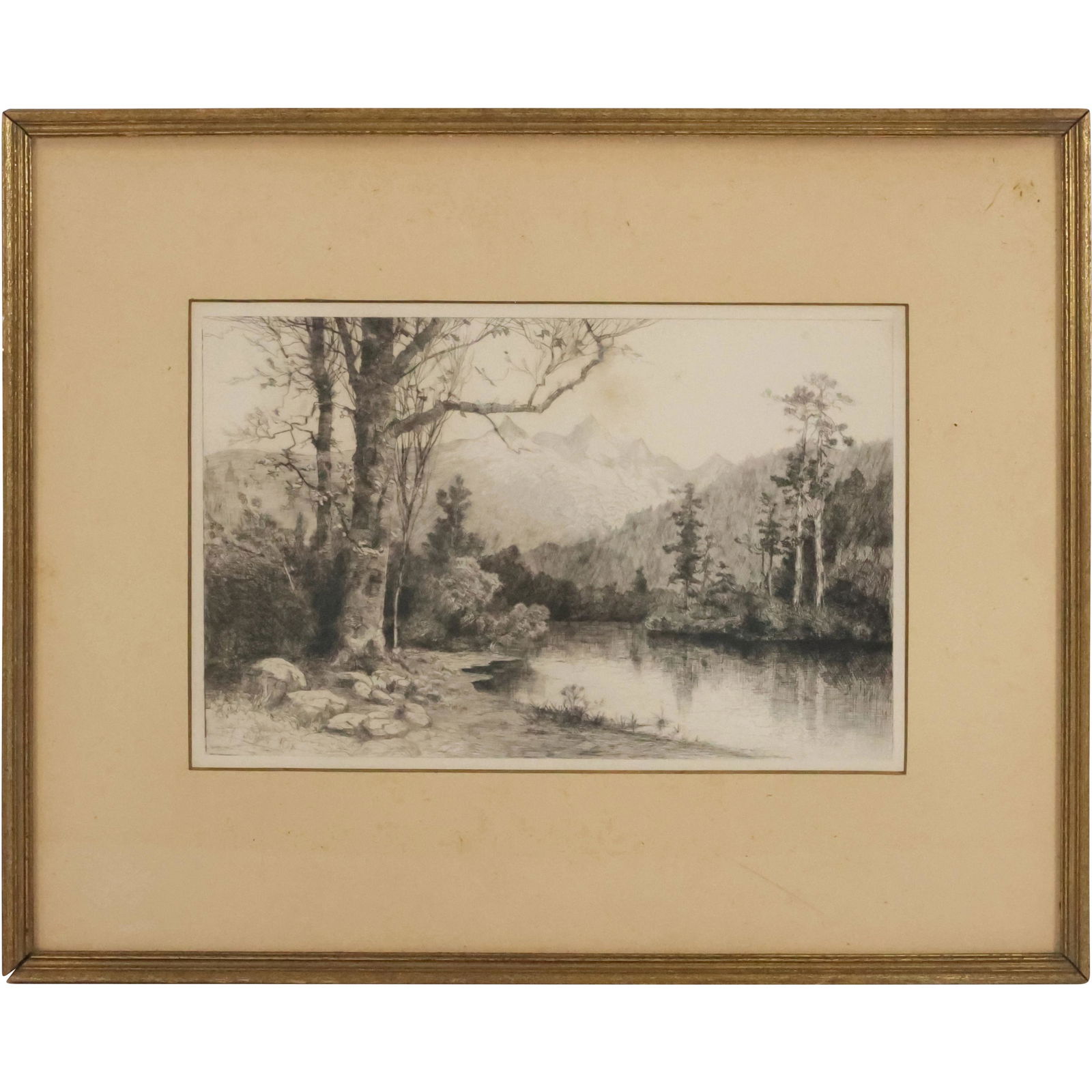 Julian Rix; American Etching Trinity Peaks Signed (1 of 13)