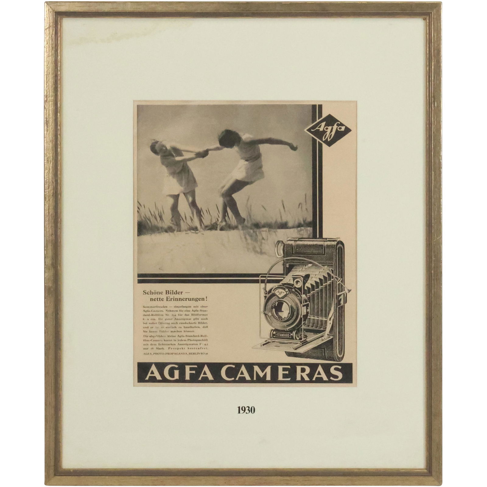 AGFA Cameras Vintage Advertising Framed (1 of 12)