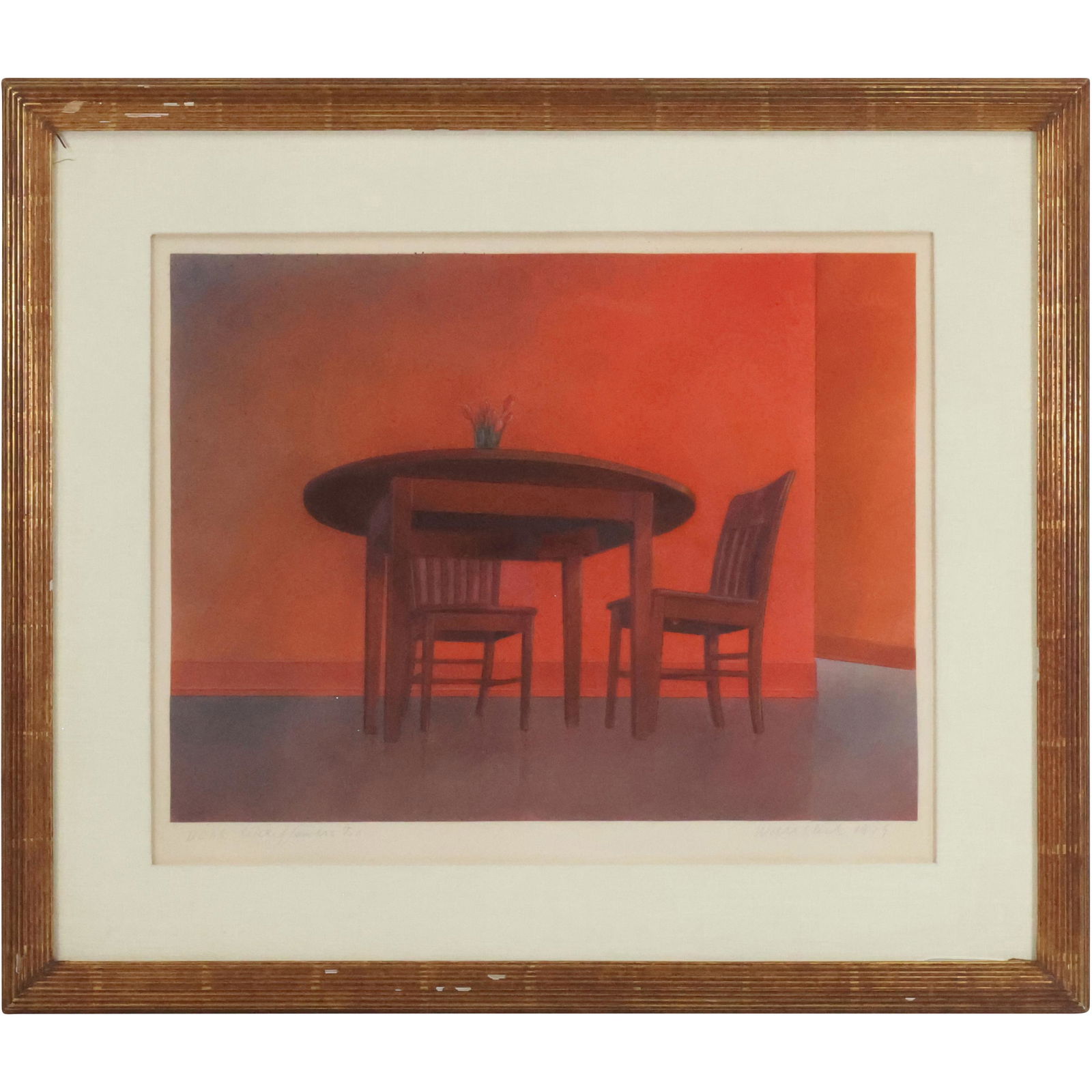Mark Stock; 20thC. Modernist Pastel Signed (1 of 12)