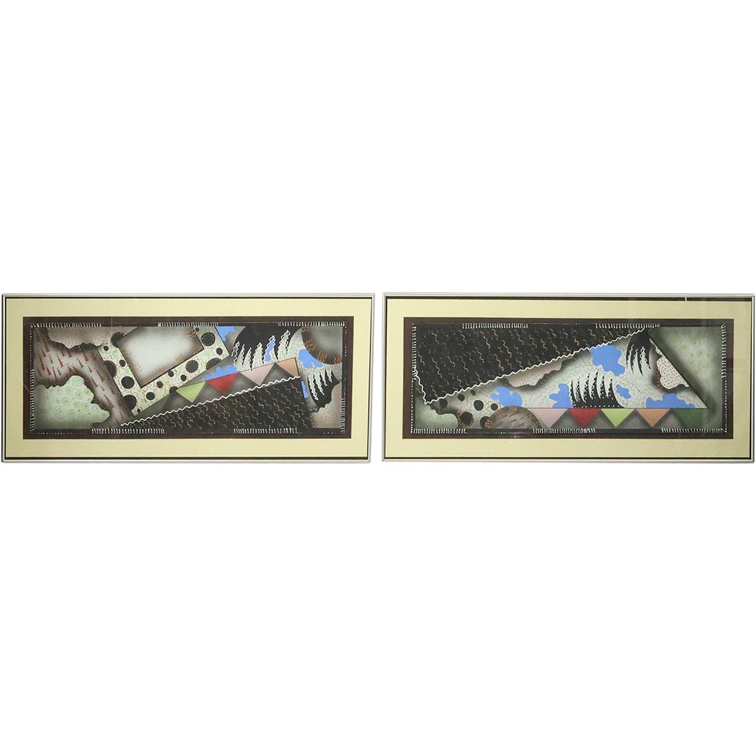 [2] Abstract Serigraphs, Framed, Mid-Century Modern (1 of 20)