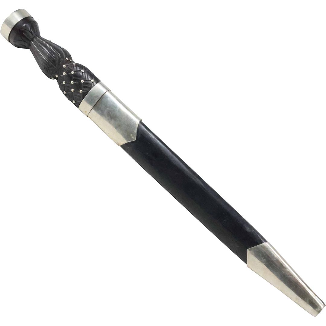 Decorative Engraved Dagger in Sheath, India (1 of 14)