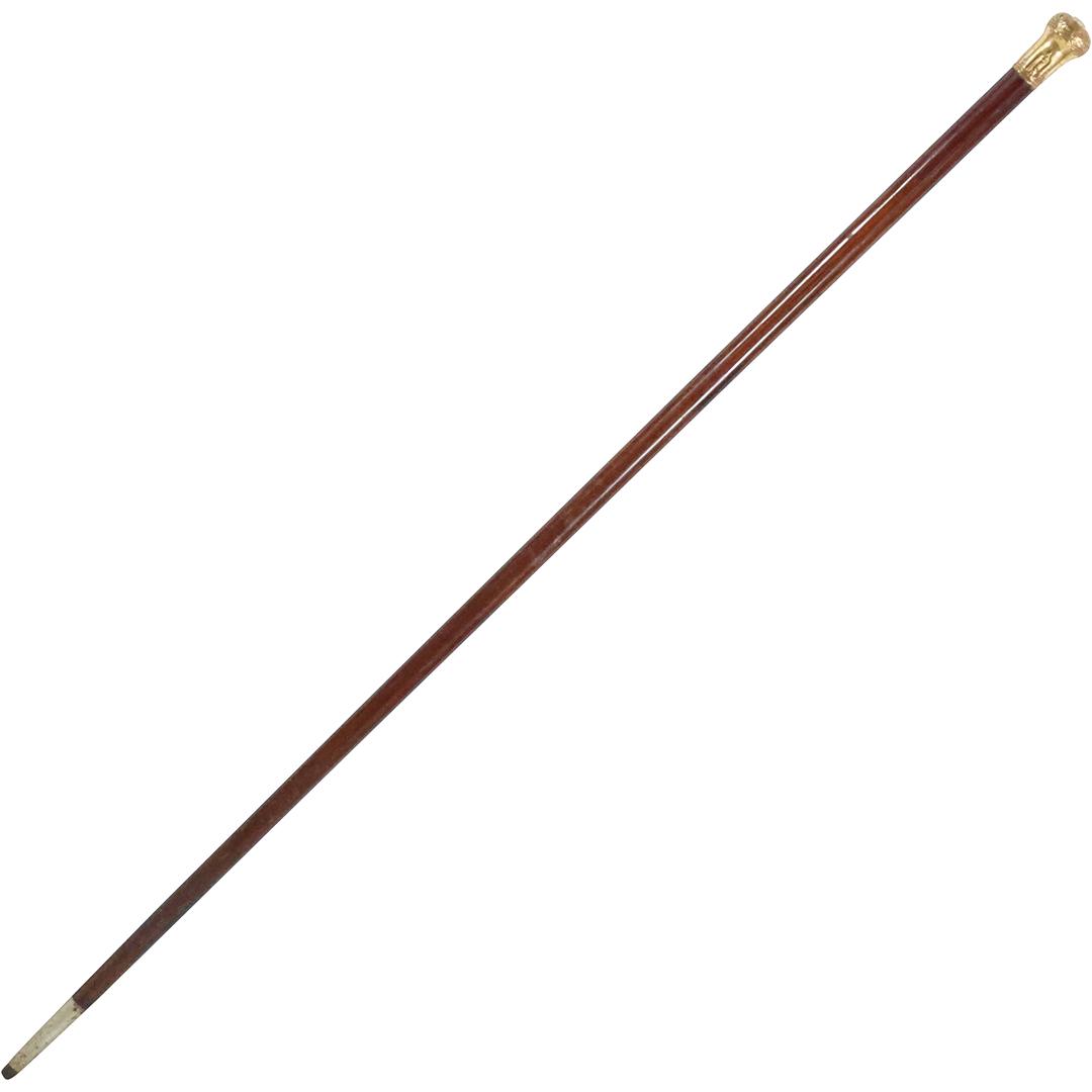 Victorian Gold Filled Knob Walking Cane 36.5 inches length (1 of 6)