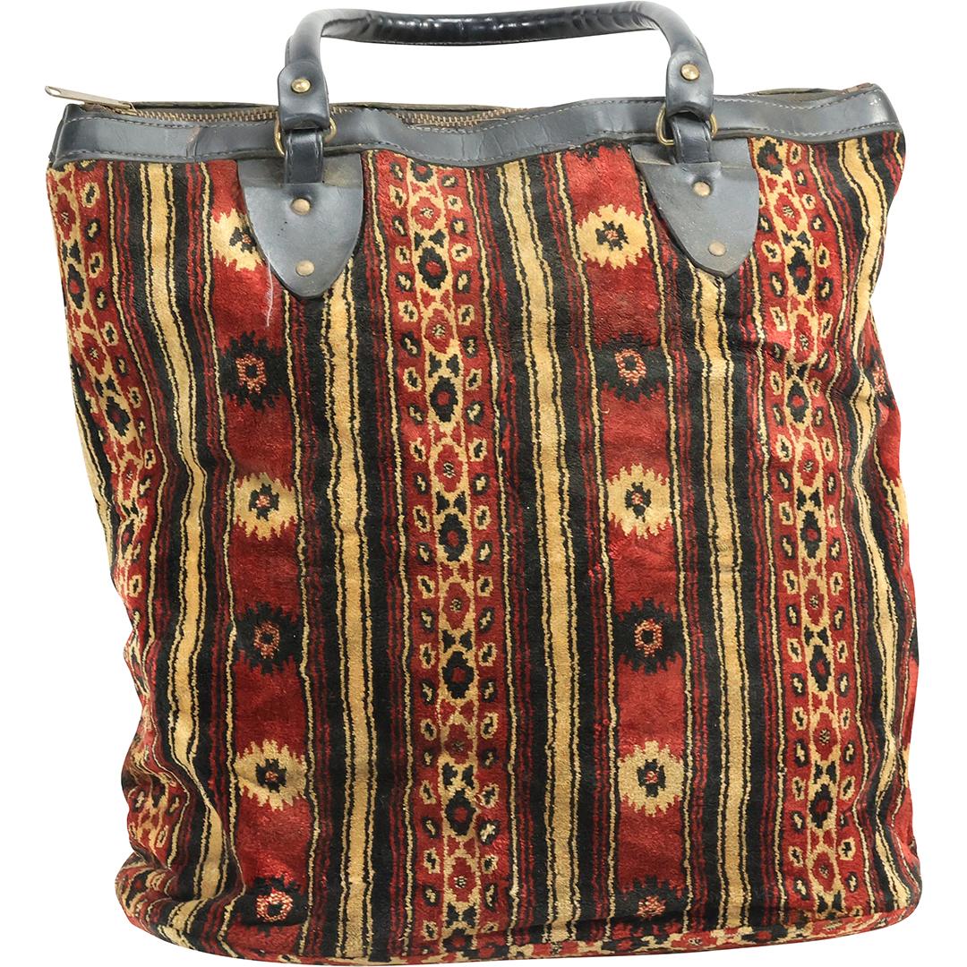 Vintage KILIM Handbag Leather Handles (1 of 20)