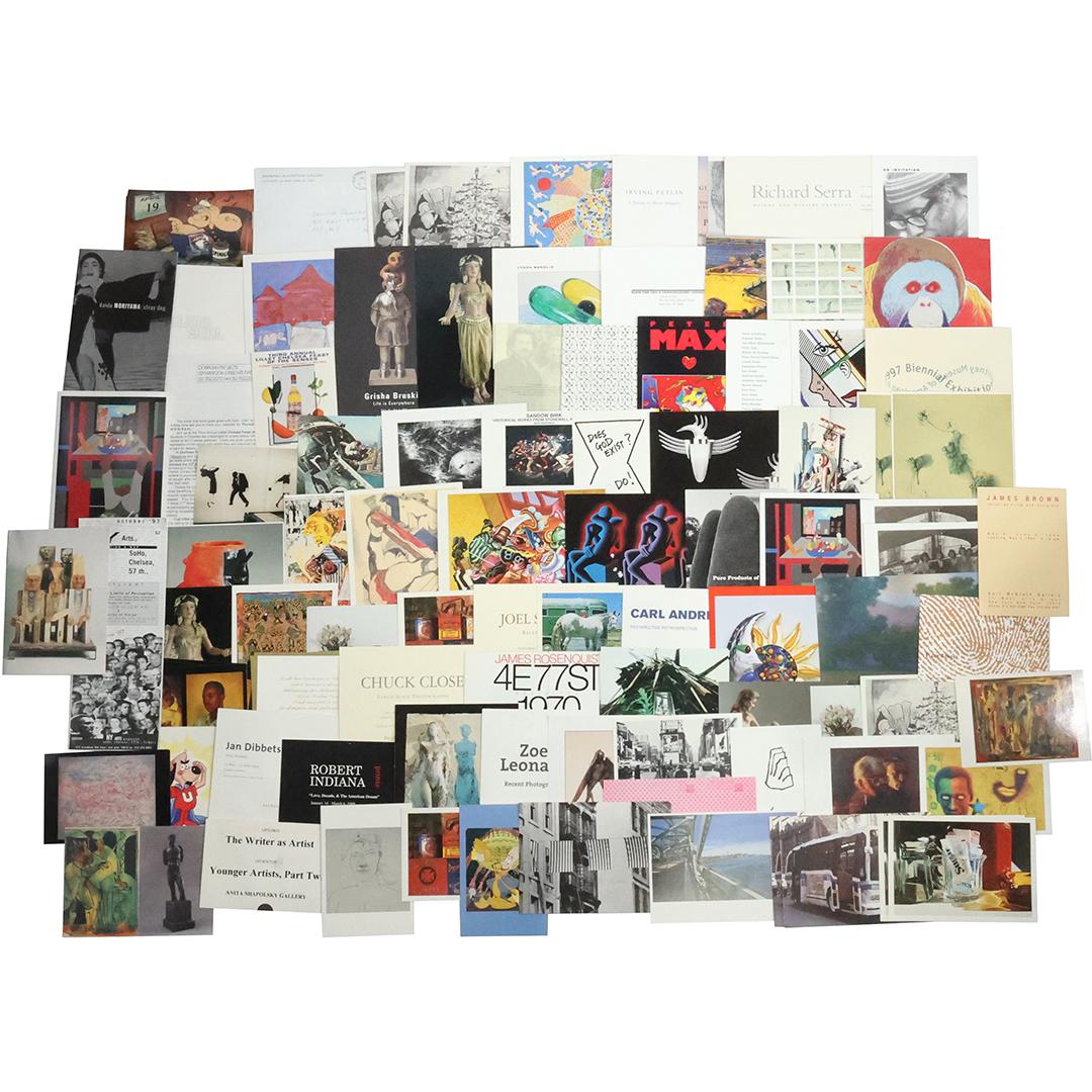 Large Estate Grouping Assorted  Art Gallery Invitations, Anniversary, Show Openings (1 of 14)