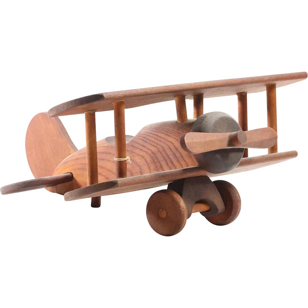 Vintage Wooden Airplane Model 12 inches length (1 of 10)