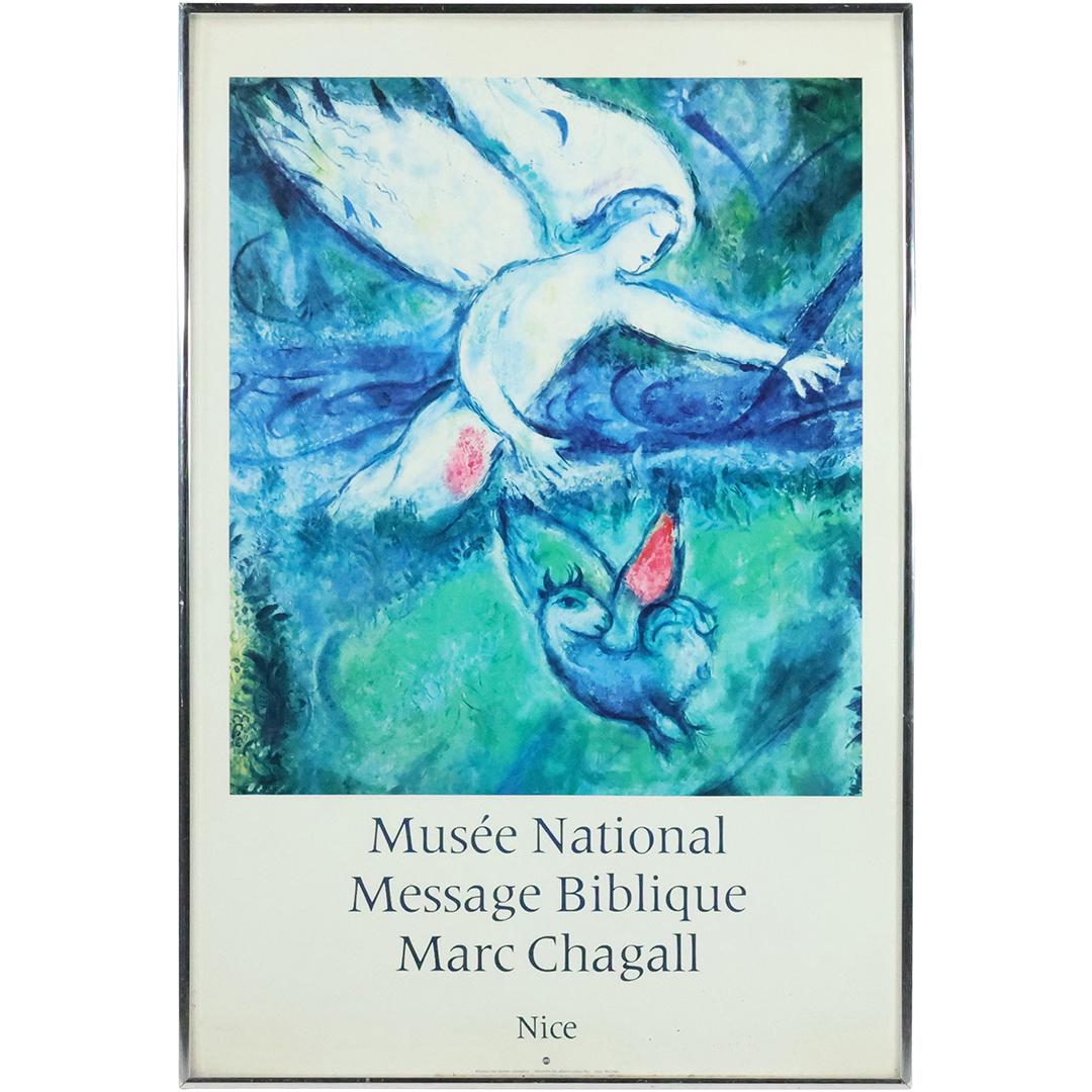MARC CHAGALL Framed Poster Mussee National Message Biblique , Nice (1 of 11)