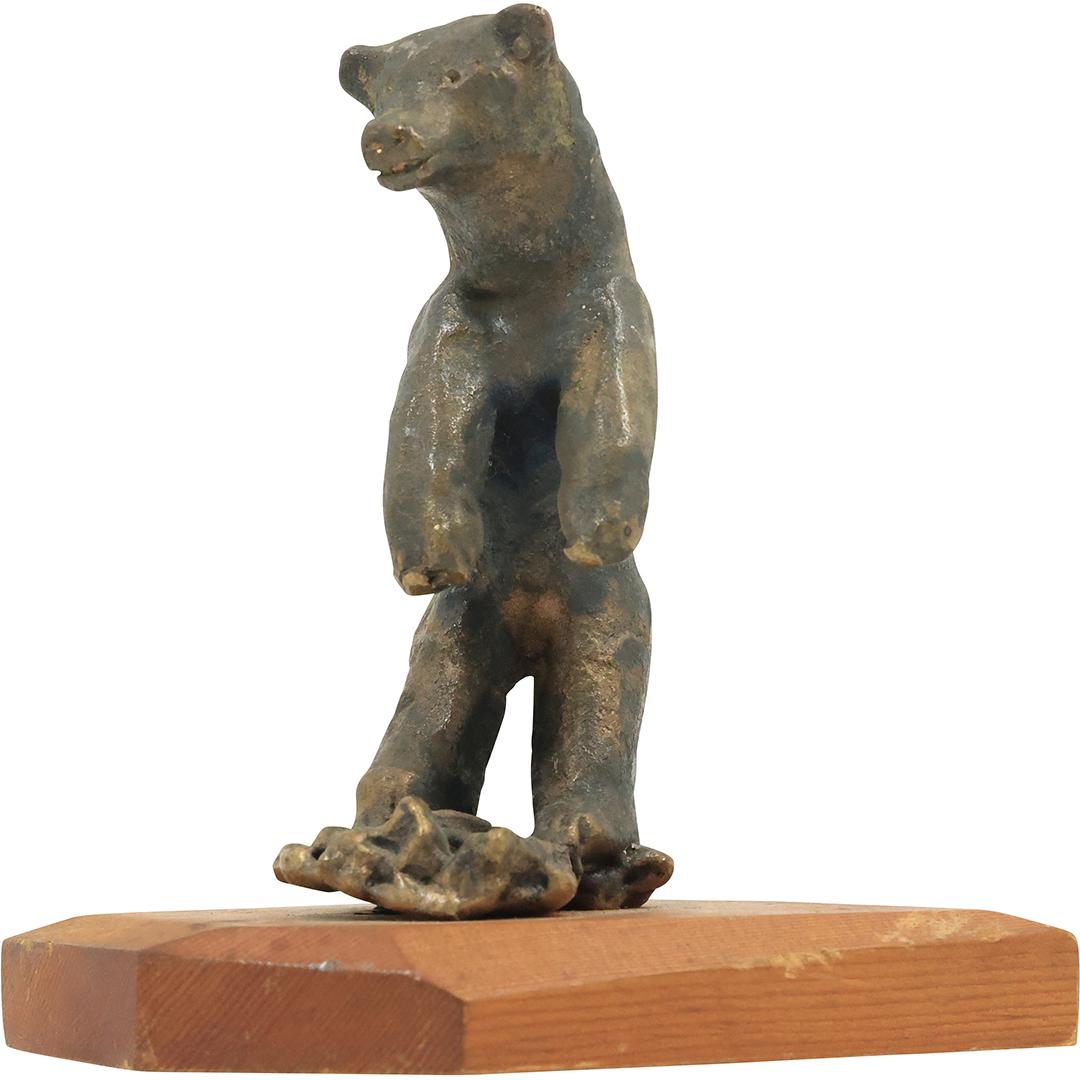 Paul Konow, Bronze Standing Bear Sculpture Signed on Base Bottom (1 of 17)