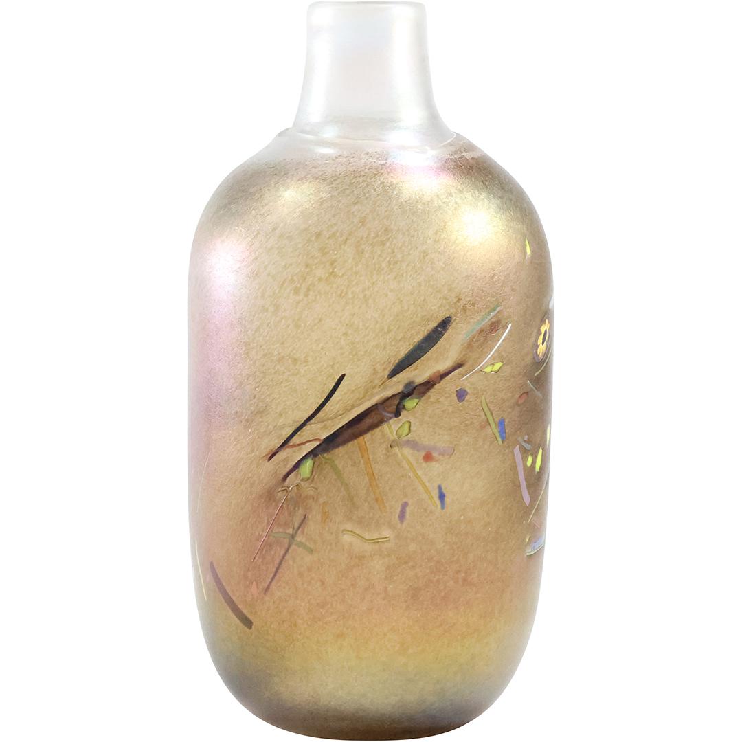 KOSTA BODA Signed Art Glass Vase with Abstract Design 10.5 inches height (1 of 11)