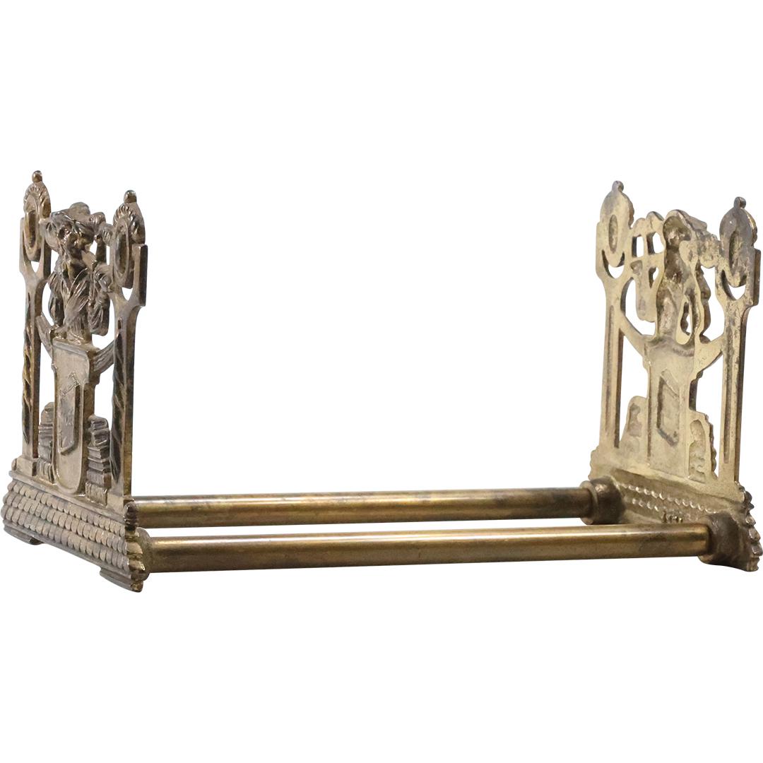 Circa 1920 Judd Brass "The Explorer" Expandable Book Rack (1 of 12)