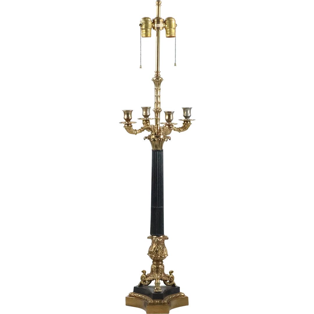 20th C. Neo Classical Style Tall Table Lamp Base 38.5 inches overall height (1 of 11)