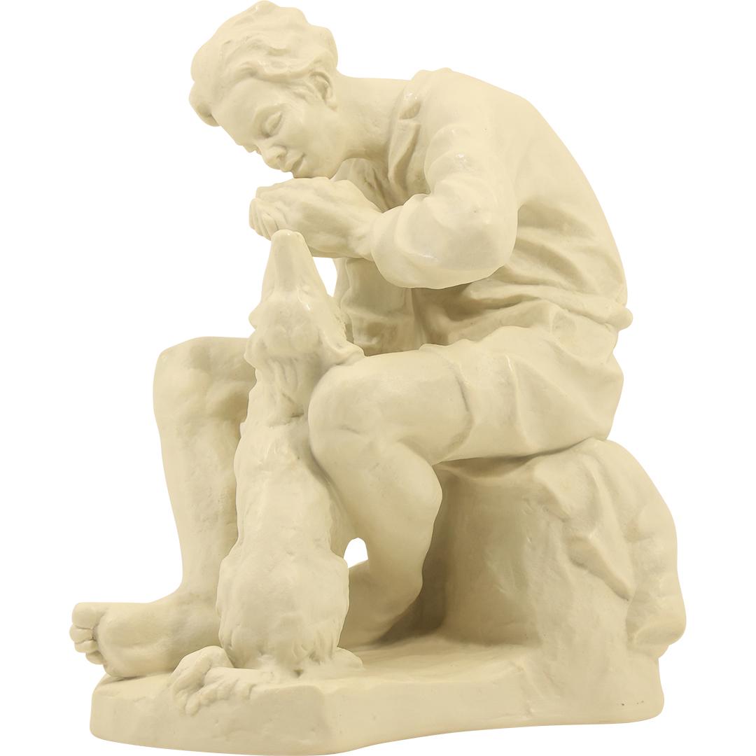 Rosenthal Art Department Selb, designed by Elisabeth Kelling-HÃ¶fer 1936, Harmonica Player with Dog (1 of 20)