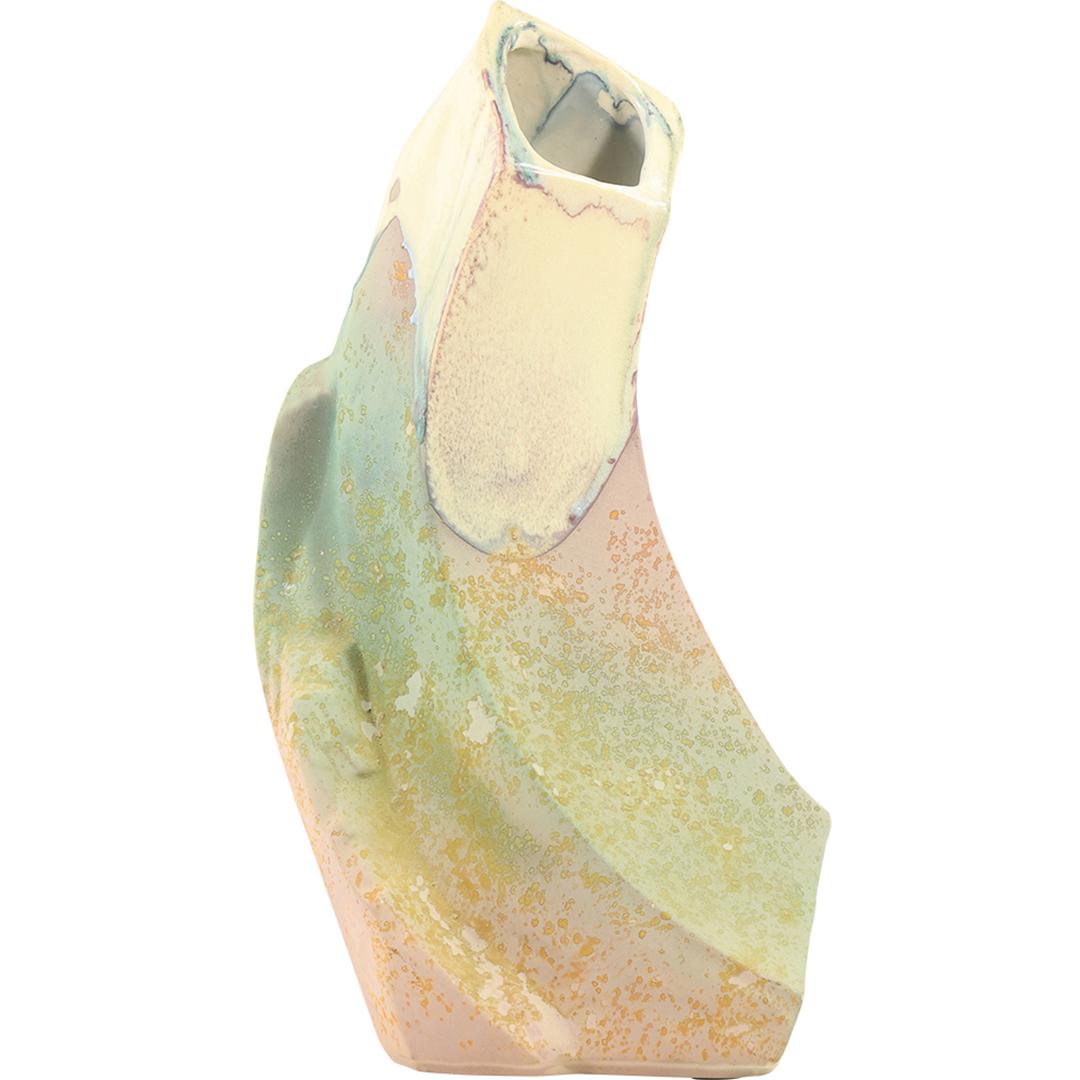 Artist Signed Studio Art Pottery Abstract Sculptured Vase 21.5 inches height (1 of 20)