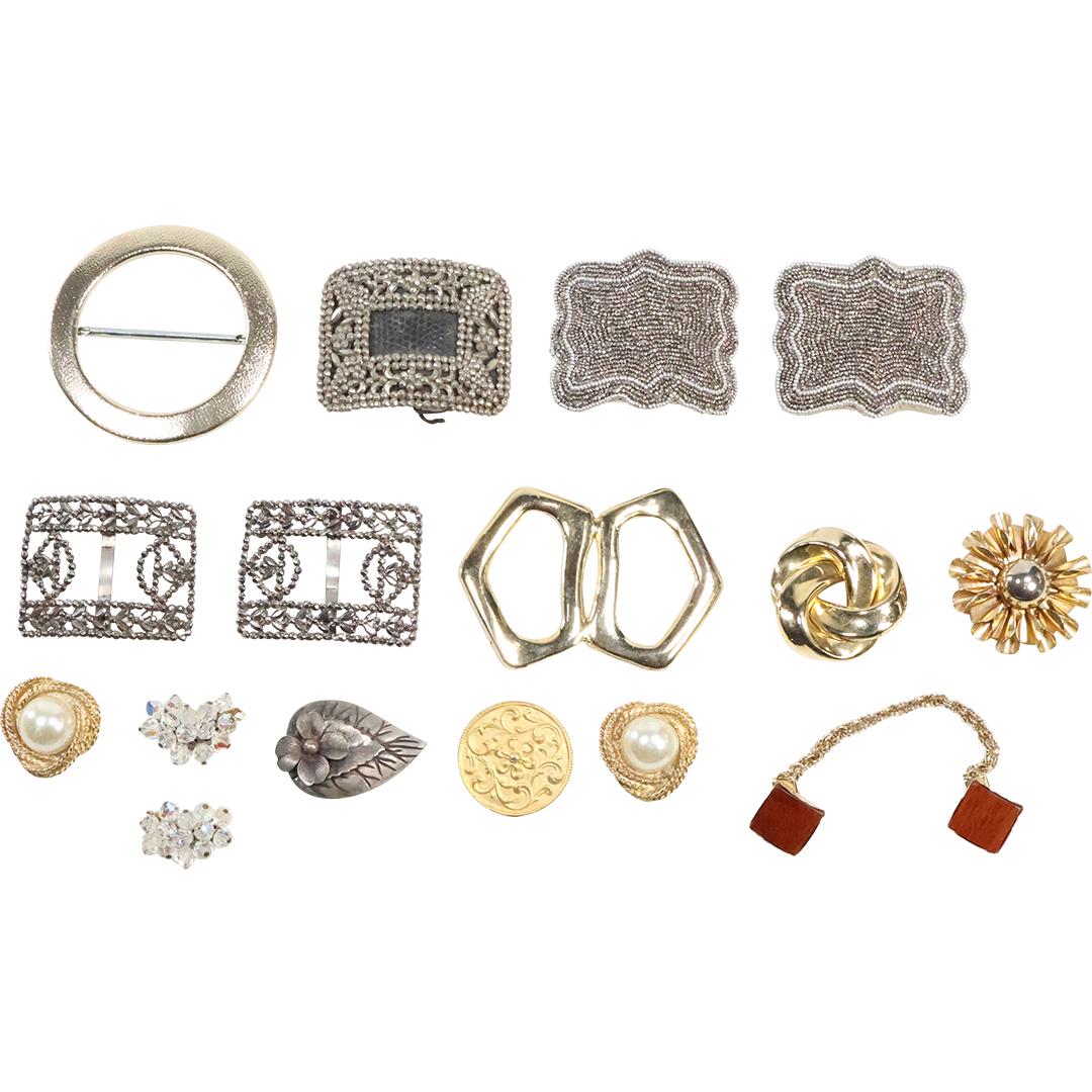 [16] Vintage Assorted Buckles and Shoe Clips (1 of 11)