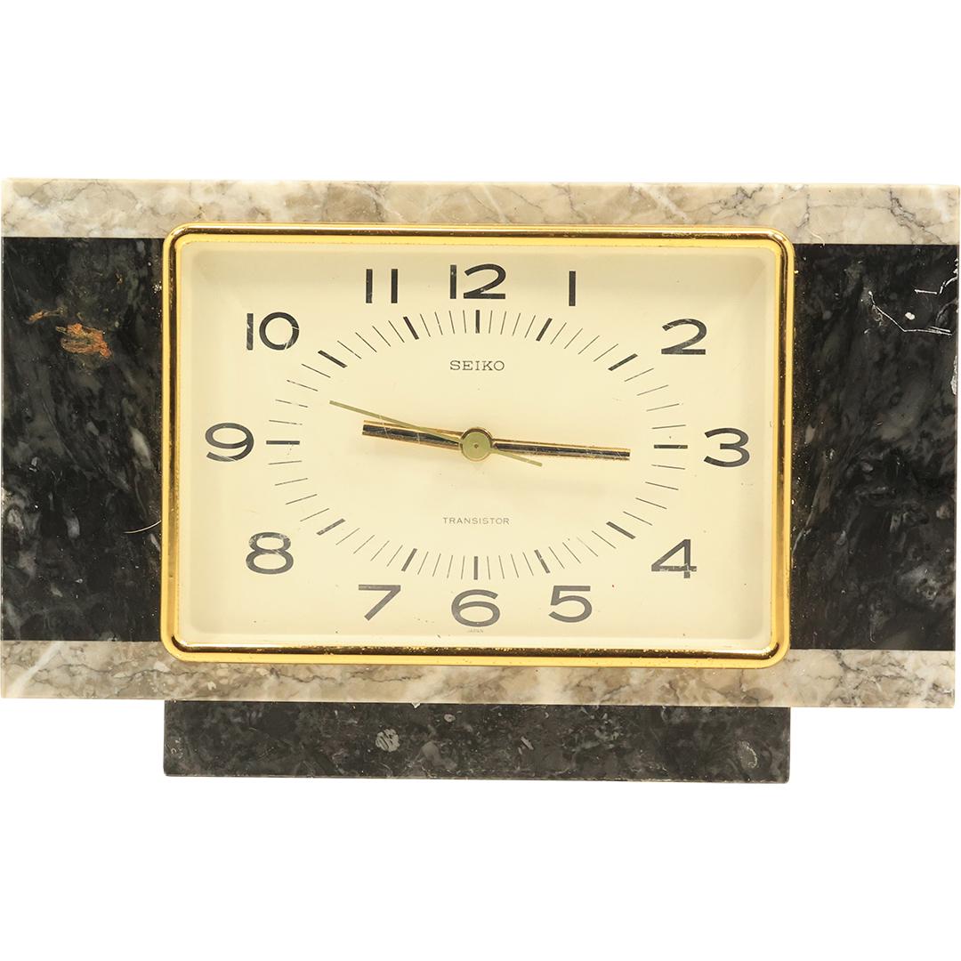 Seiko Art Deco Marble Case Mantle Clock (1 of 20)