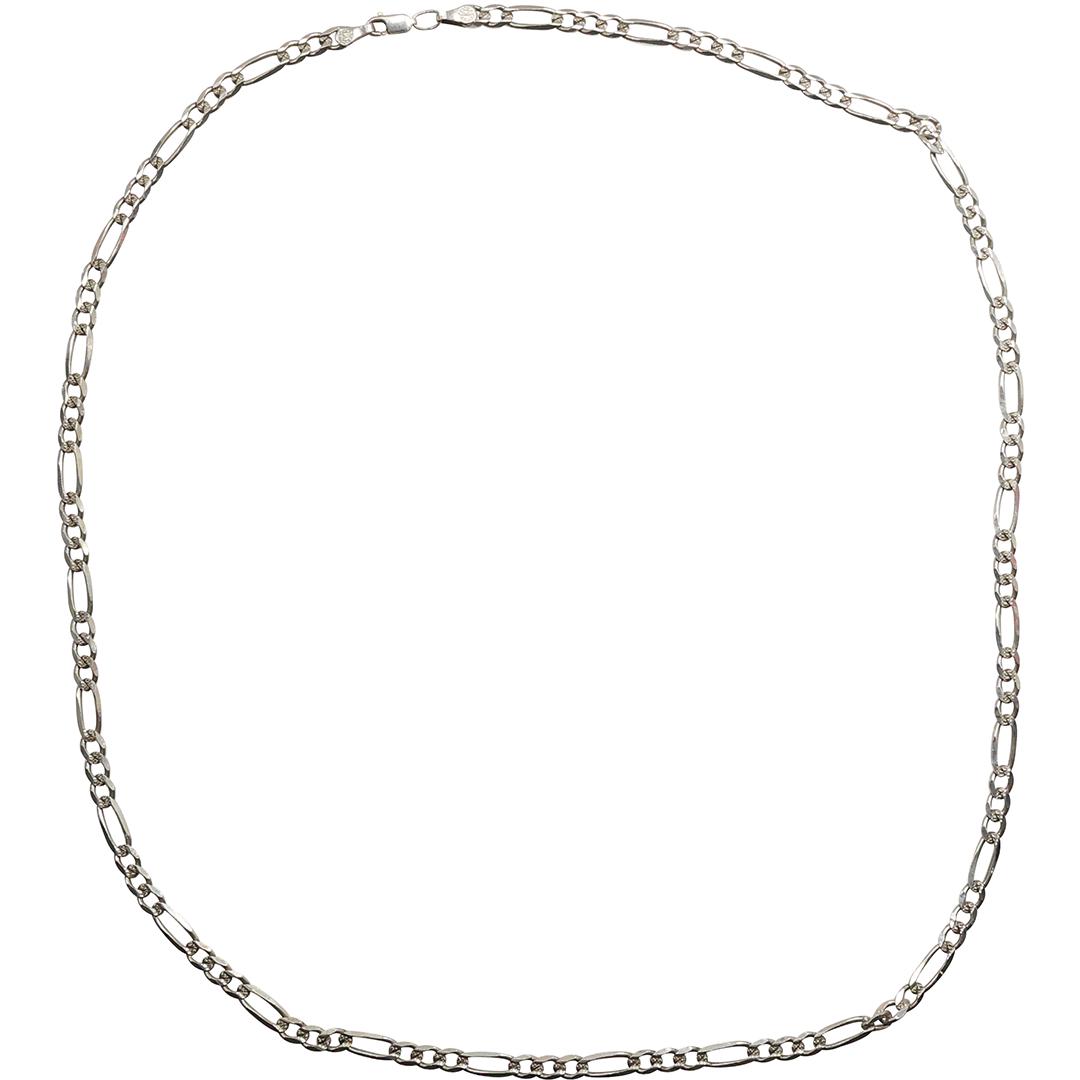 925 Sterling Silver Mex Ga01 Mens Cuban Necklace 26 Inches Length