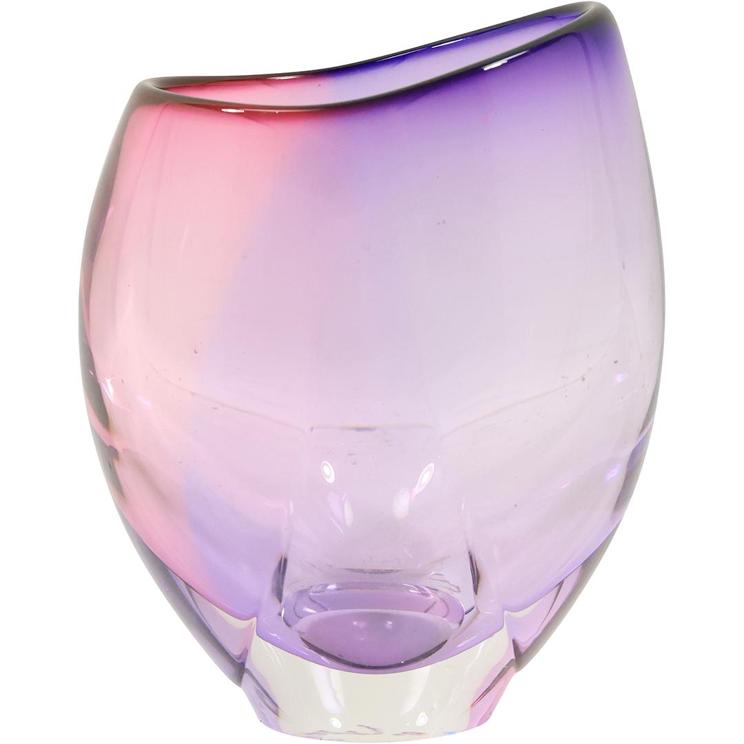 Don Gonzalez, Signed Studio Art Glass Base Purple Amethyst 5 inches height (1 of 15)