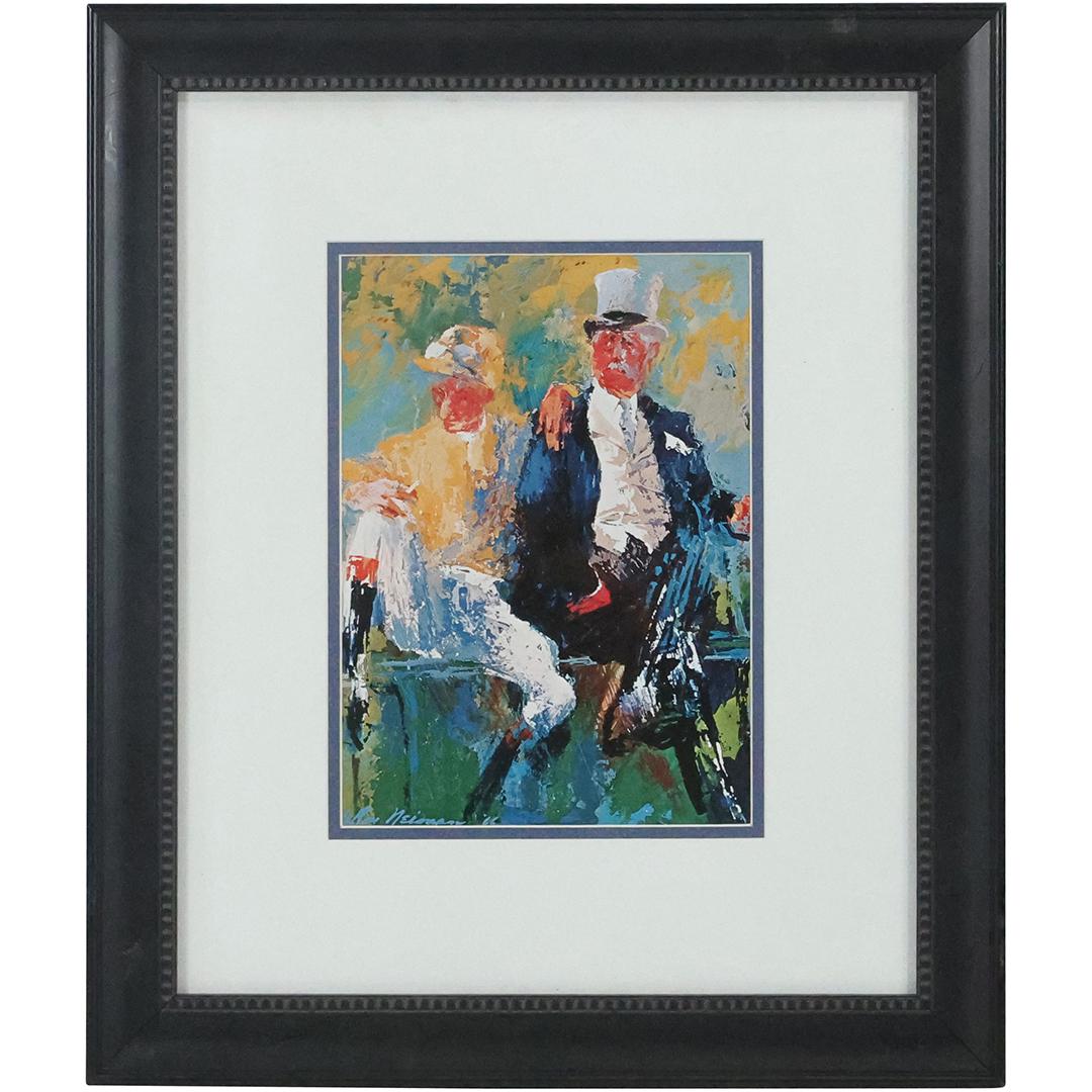 Leroy Neiman, "Labor and Management" Color Lithography Print Framed (1 of 12)