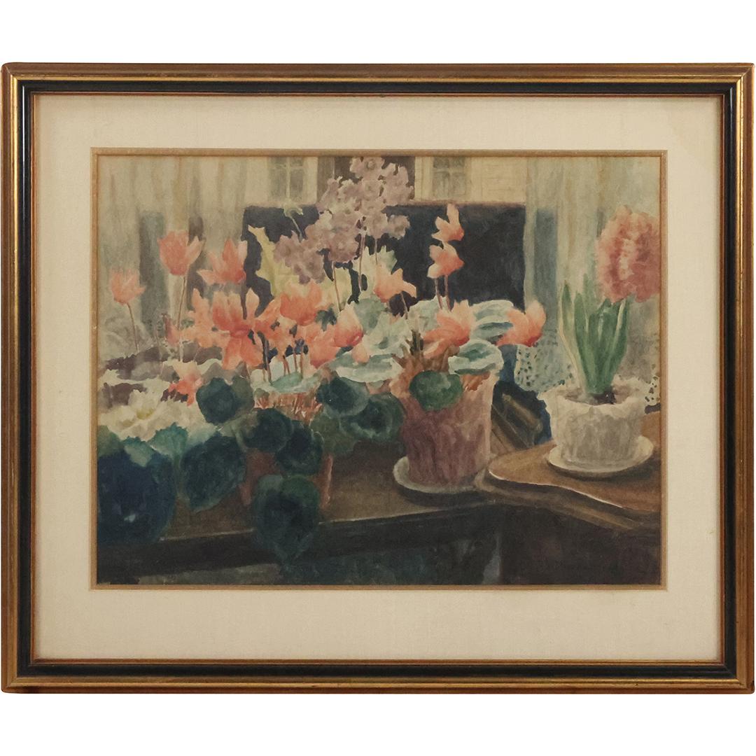 Bertram Hartman; American Watercolor Still Life Signed (1 of 11)