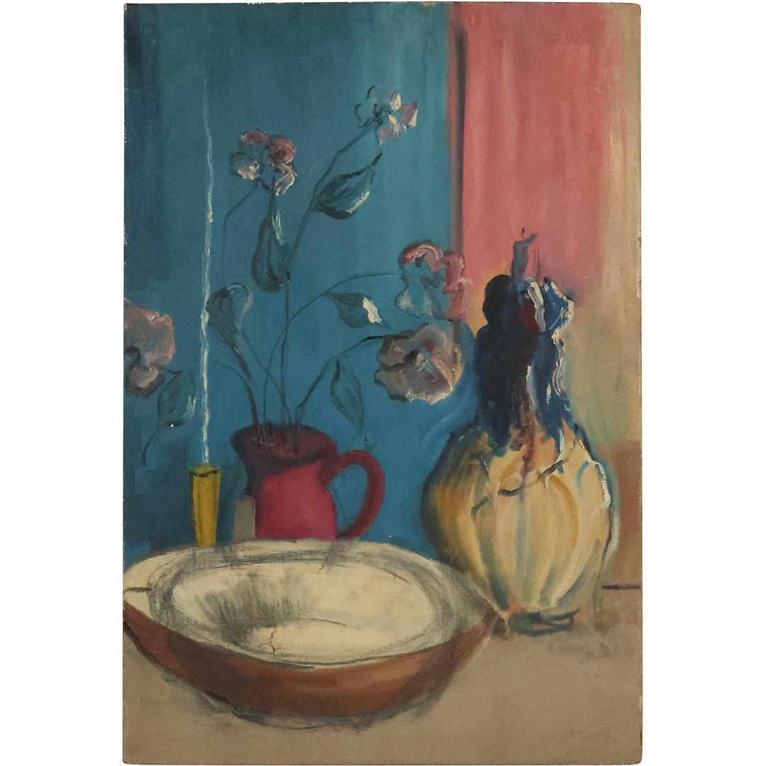 Jose De Creeft(attrib.to)20thC. Modernist Oil Still Life (1 of 12)