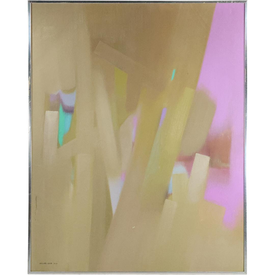Willard Gordon Bond 1964, American [1926-2012] Large ABSTRACT Oil Painting on Canvas (1 of 15)
