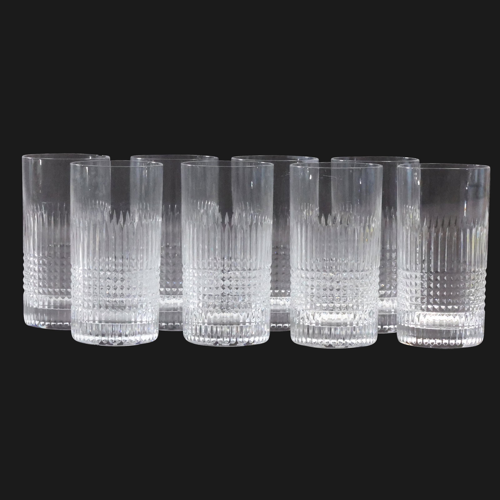 [8] Atlantis Vendome Crystal Cocktail Glasses: [8] Atlantis Vendome Crystal Cocktail Glasses. size: 5.5 x 3