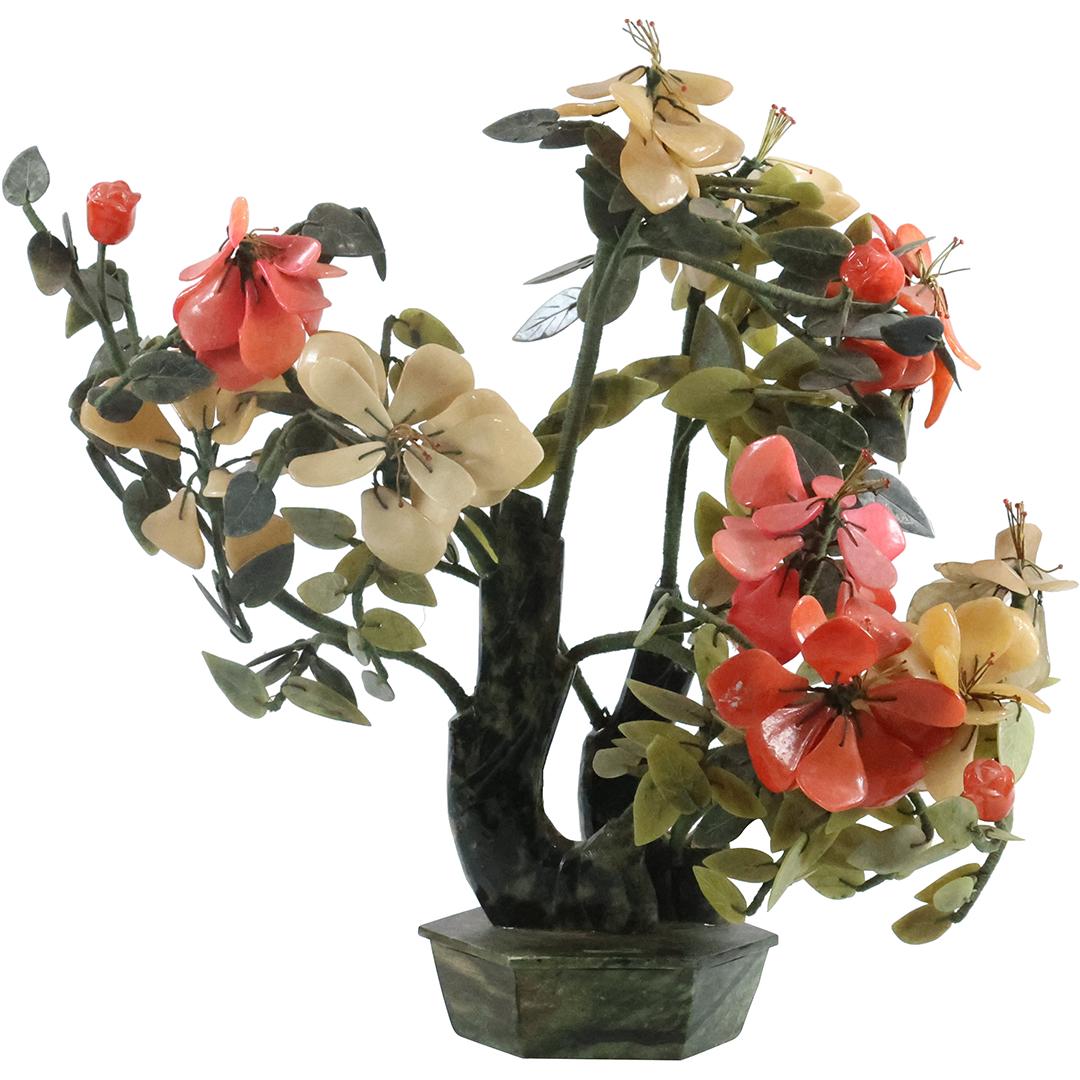 Multi Colors Large Jade Flower Arrangement in Pot,  22.5 inches height (1 of 14)