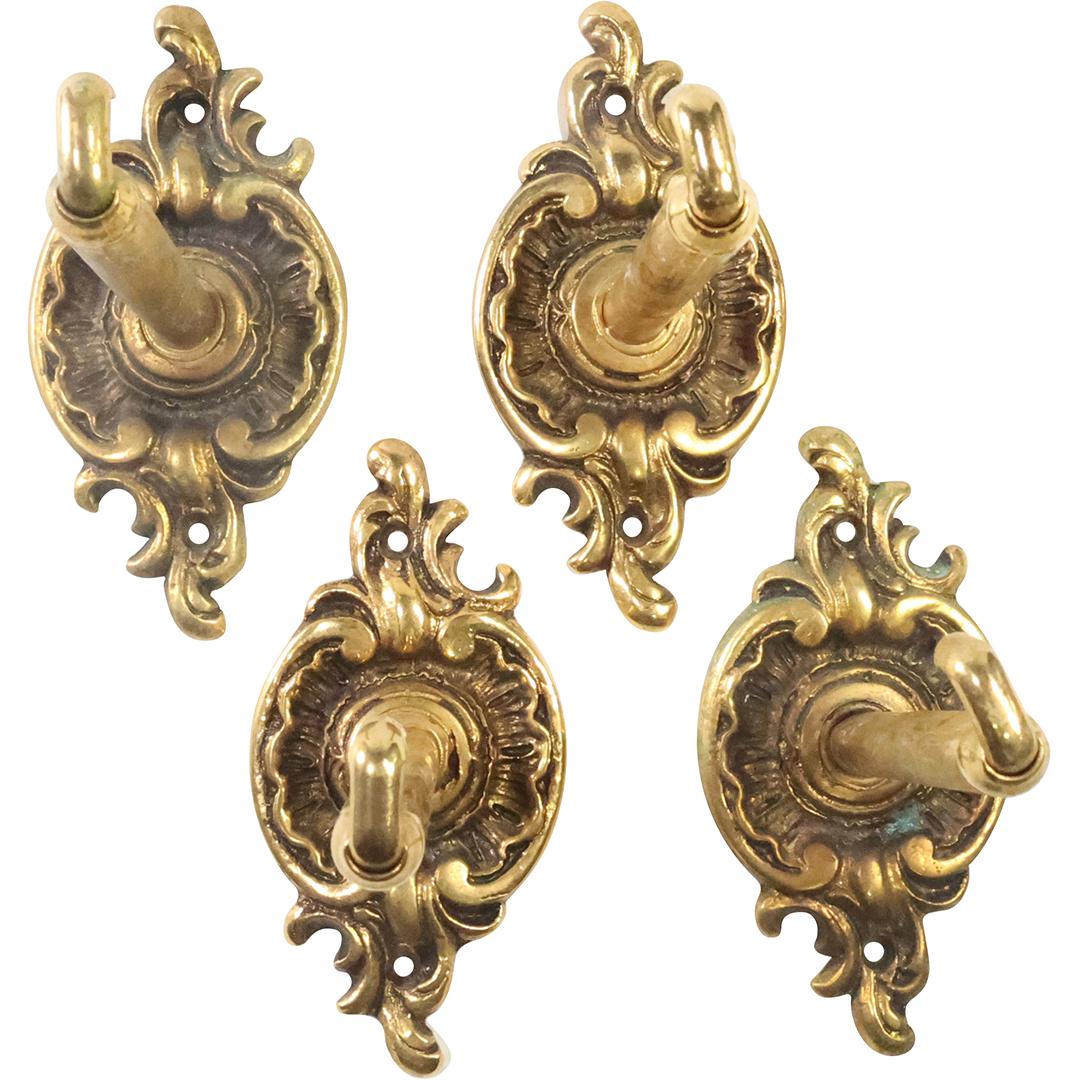 [4] Fancy Brass Curtain Tie Backs (1 of 8)