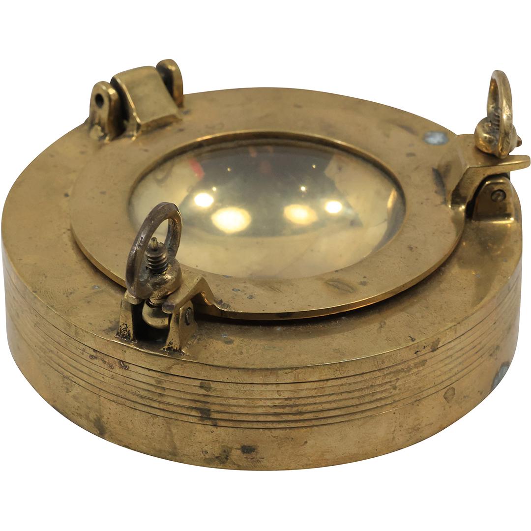 Novelty Brass "Ship Port Hole" Bowl 4.5 inches diameter (1 of 20)