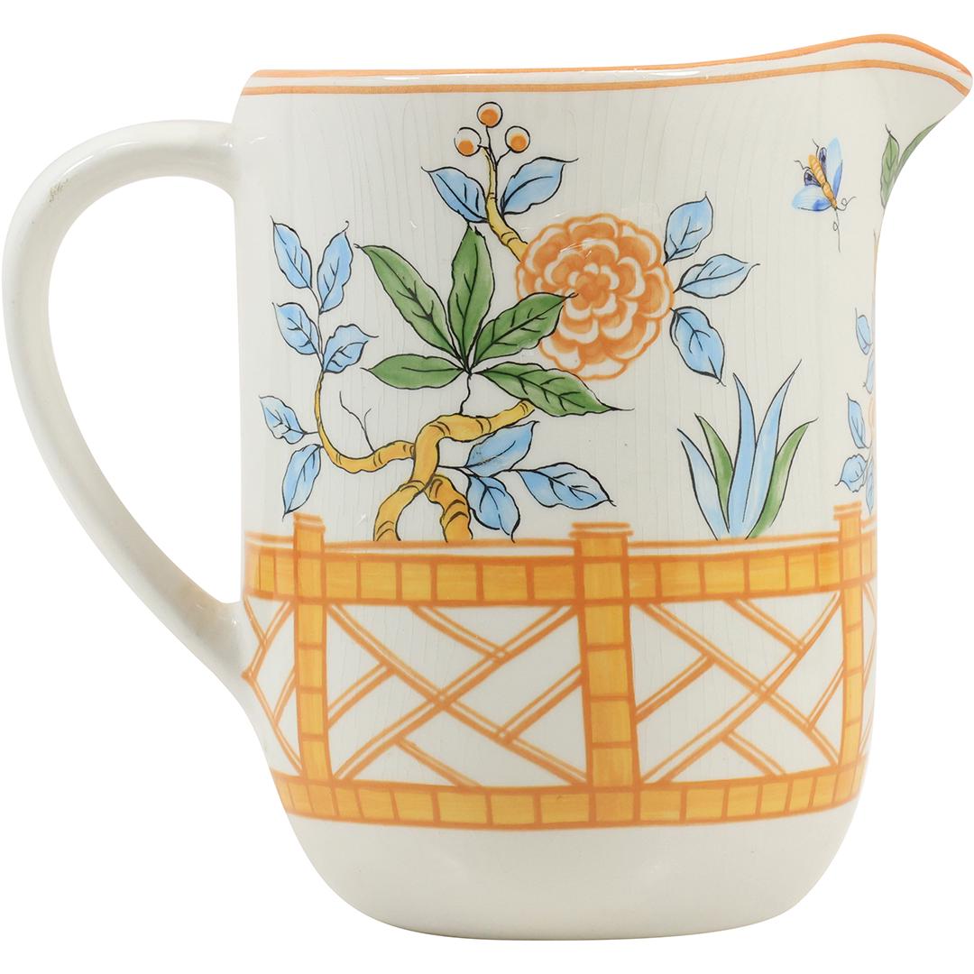 Chinese Fence for TIFFANY & CO Fine Porcelain Pitcher 7.25 inches height (1 of 20)